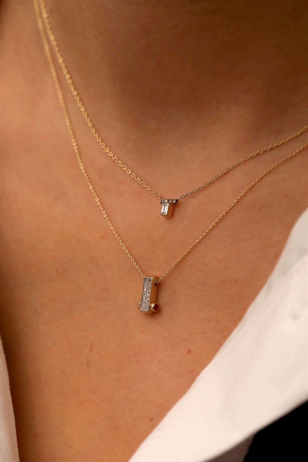Bar Minion Cognac Necklace