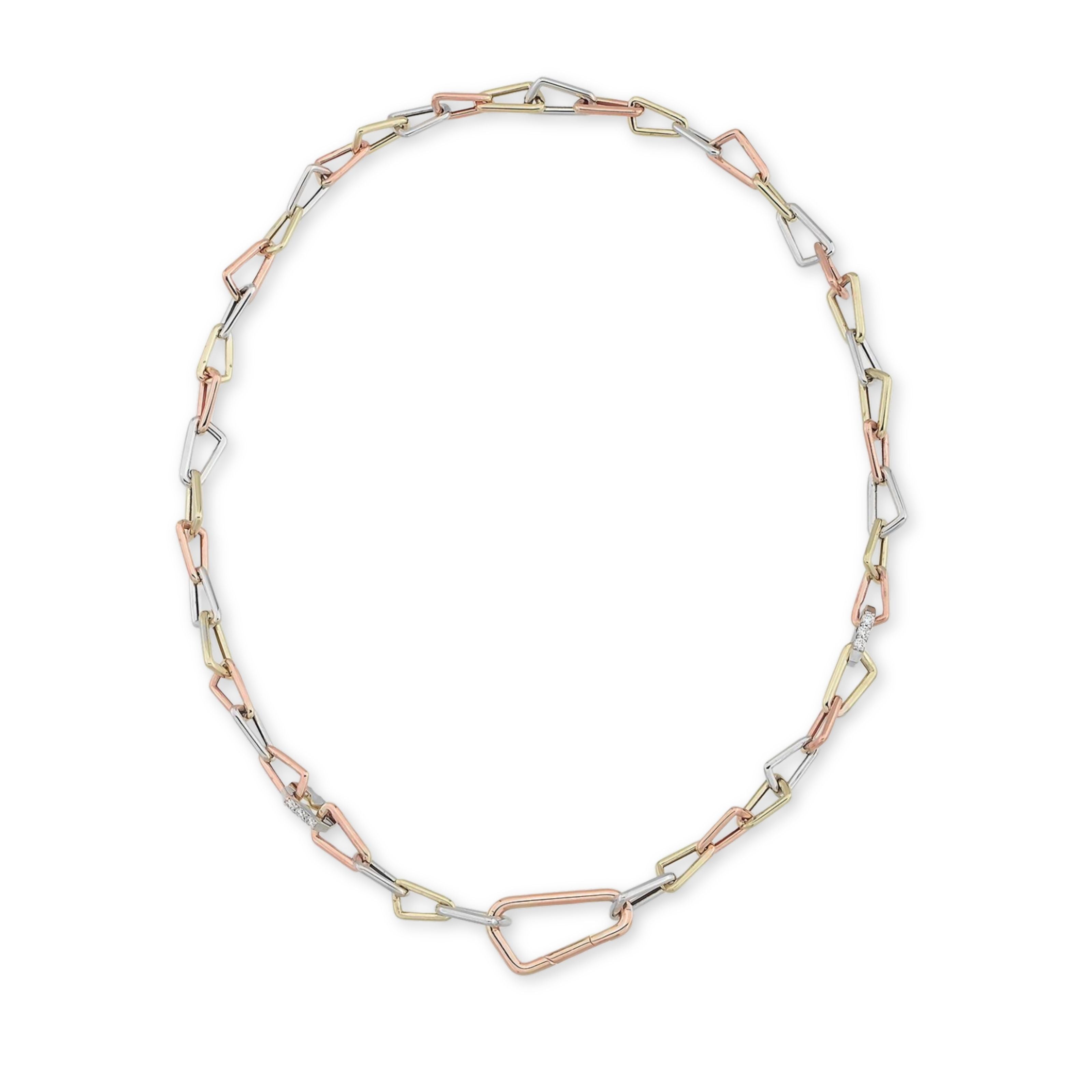 Carabiner Multi Chain Necklace