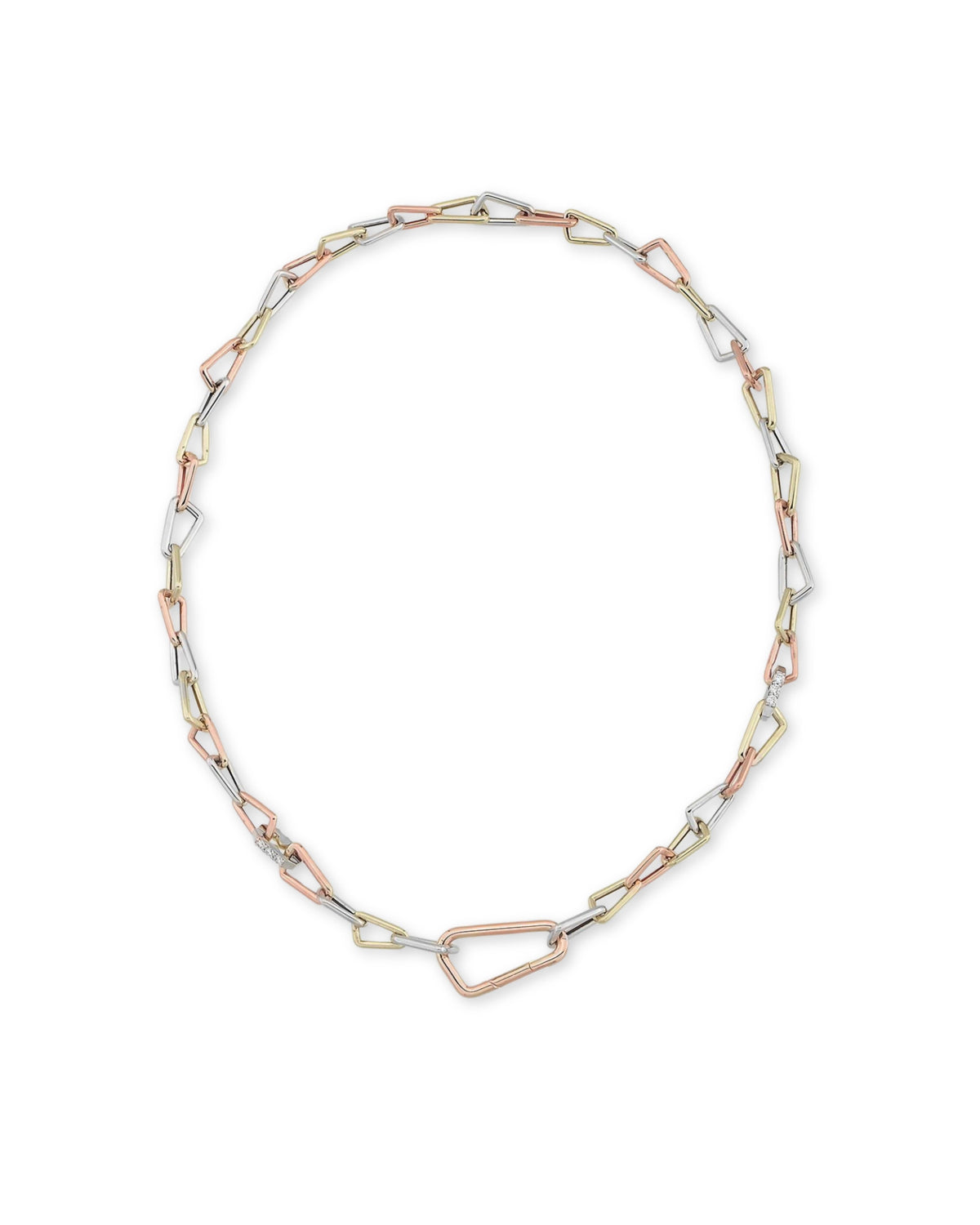 Carabiner Multi Chain Necklace