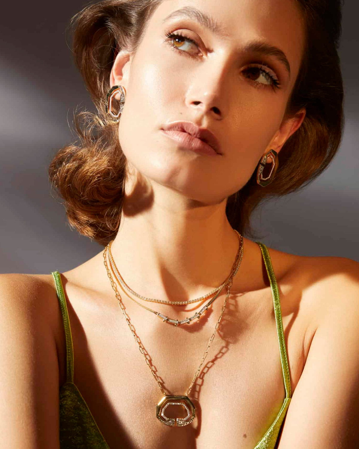 Bar Woven Chain Necklace