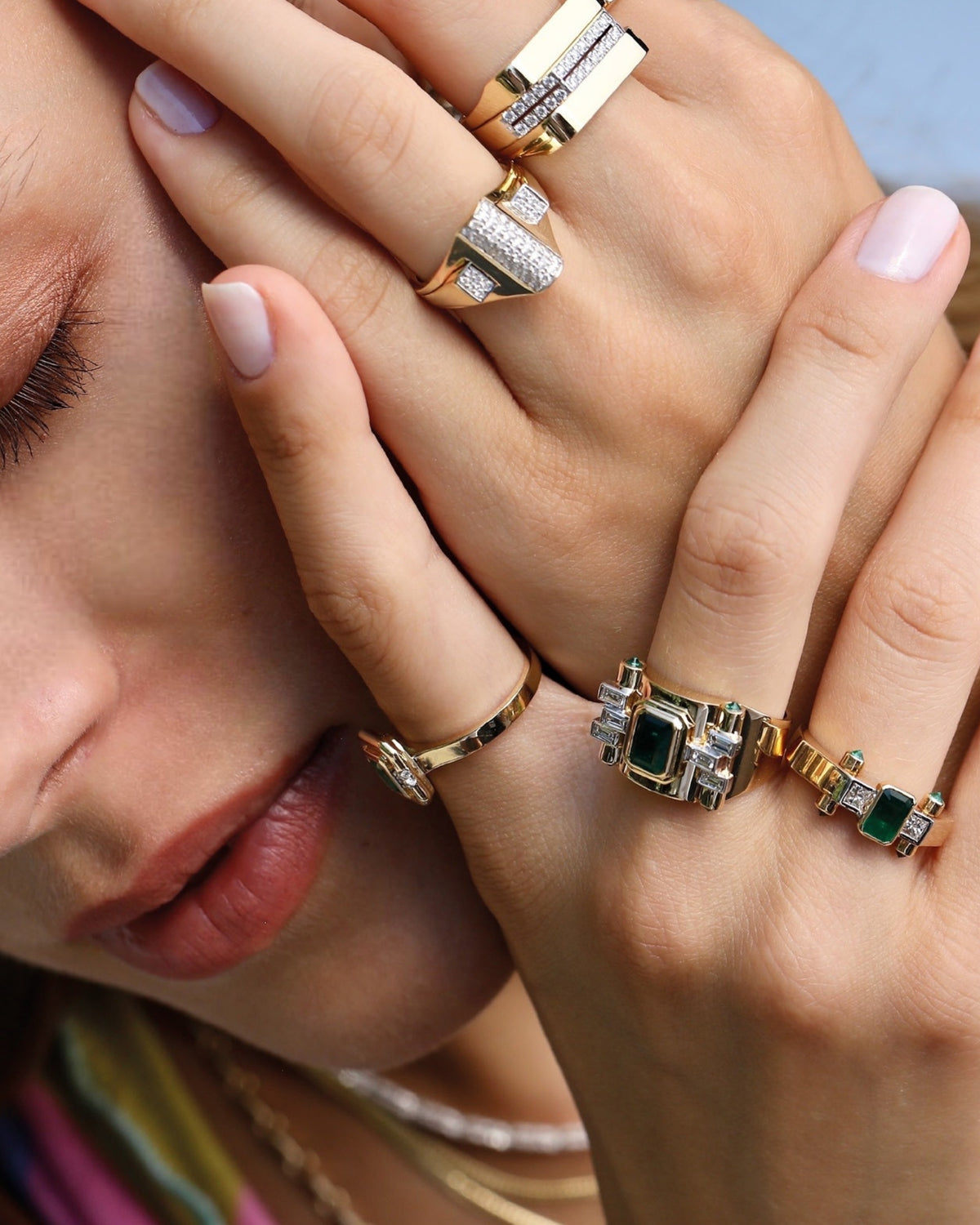 Janet Nova Emerald Ring