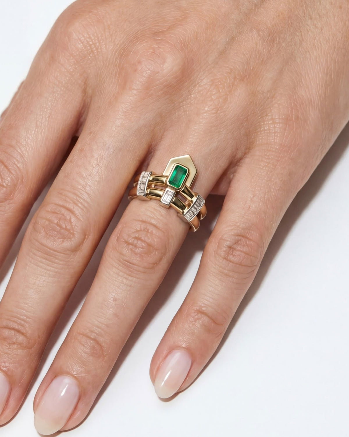 Zoe Emerald Ring