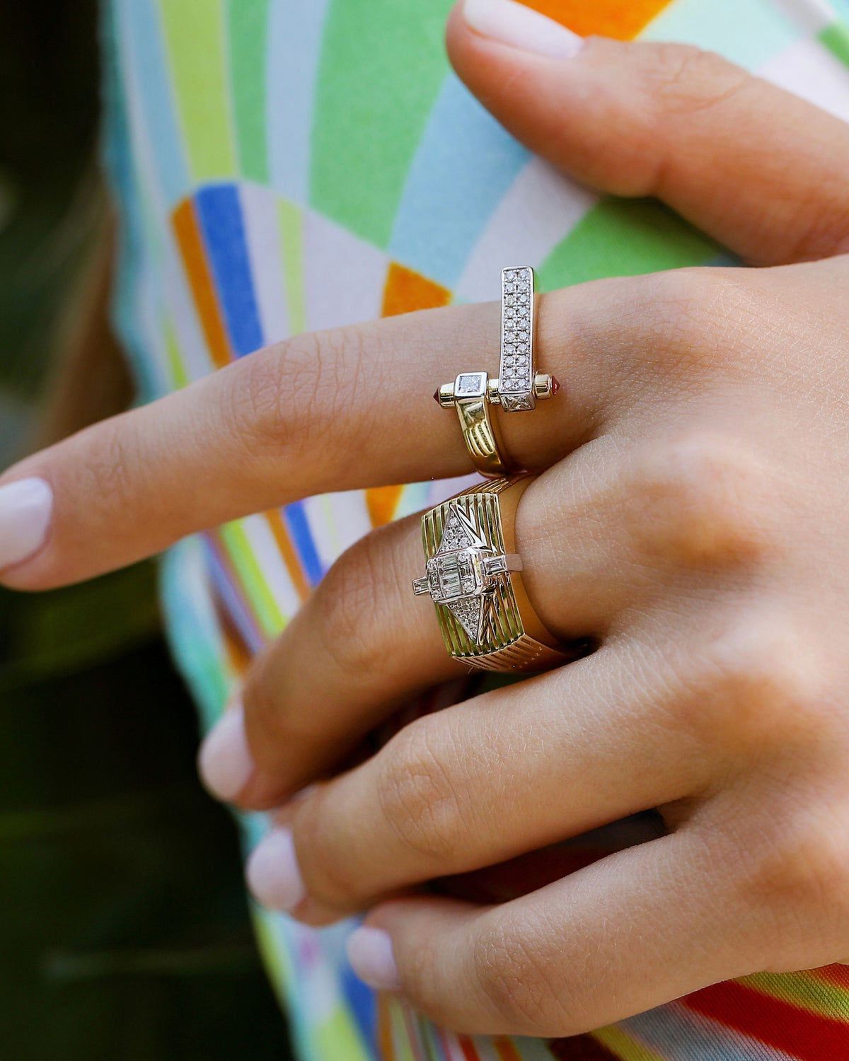 Chiara Tria Glam Ring