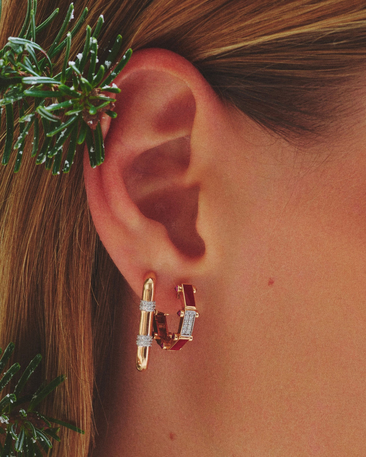 Carla Petit Enamel Earrings
