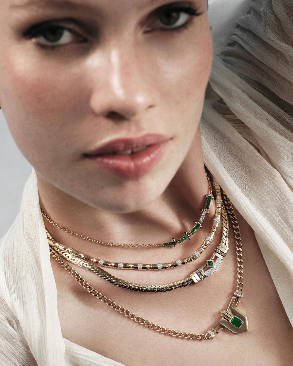 Steff Emerald Necklace