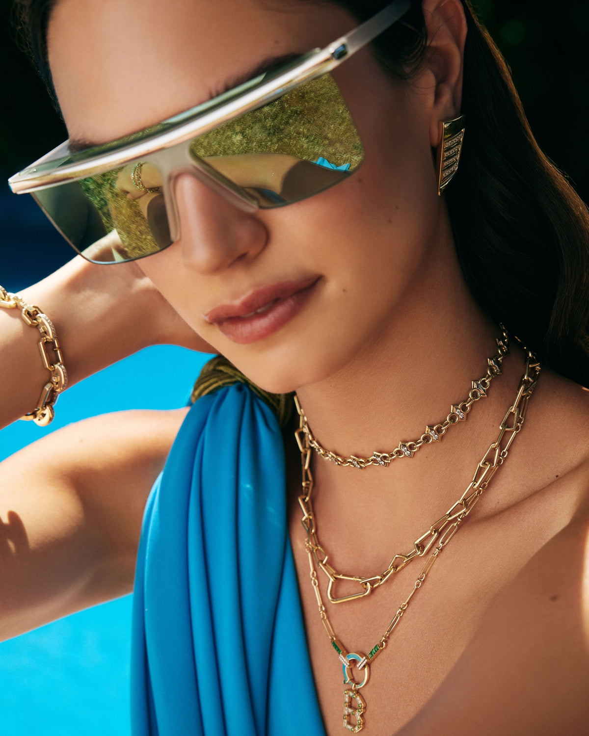Carabiner Chain Necklace