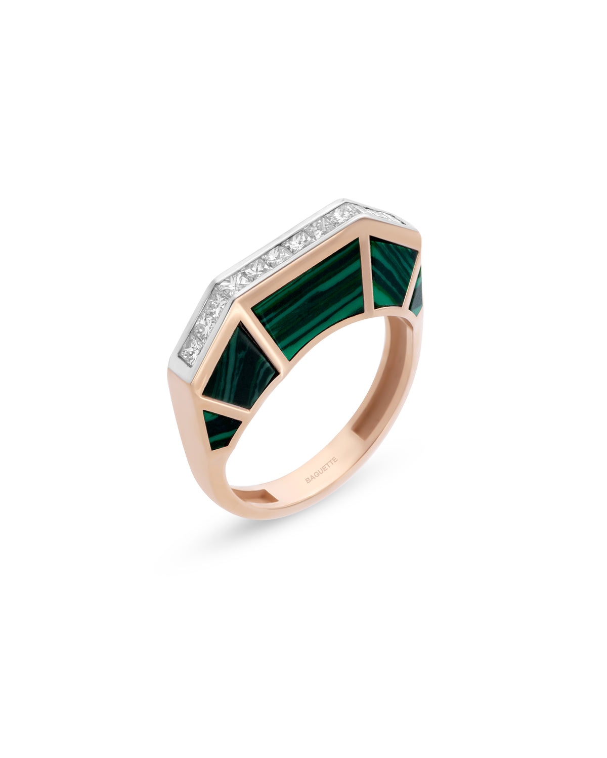 Jolin Malachite Ring