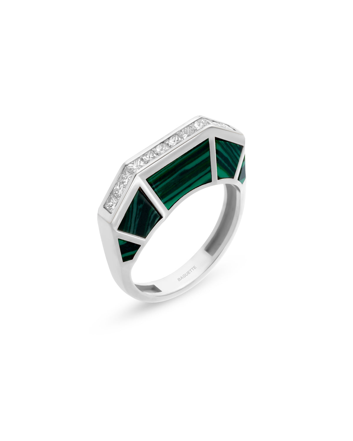 Jolin Malachite Ring