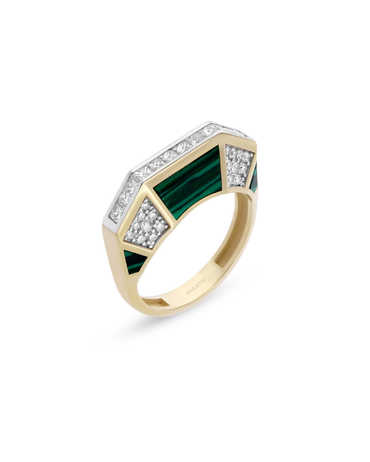 Jolin Malachite Glam Ring