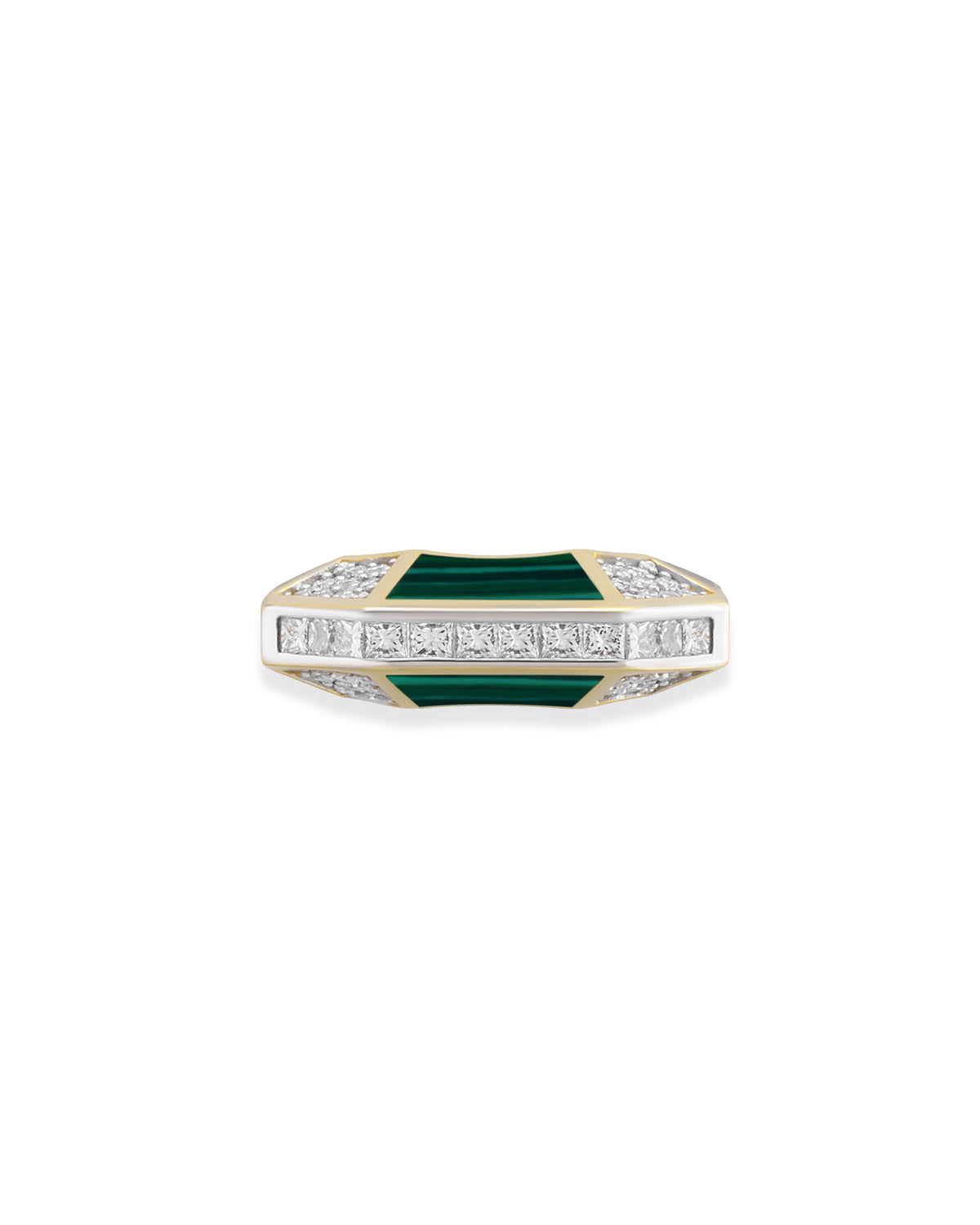 Jolin Malachite Glam Ring