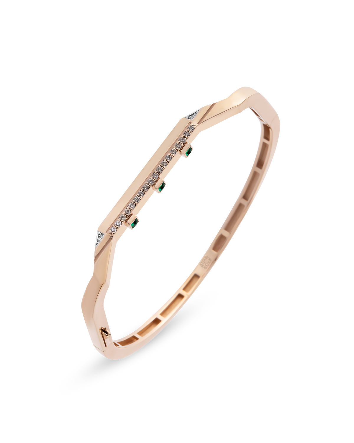 Victorian Edge Cognac Bangle