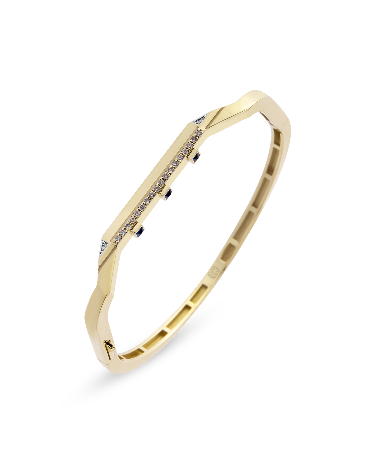 Victorian Edge Cognac Bangle