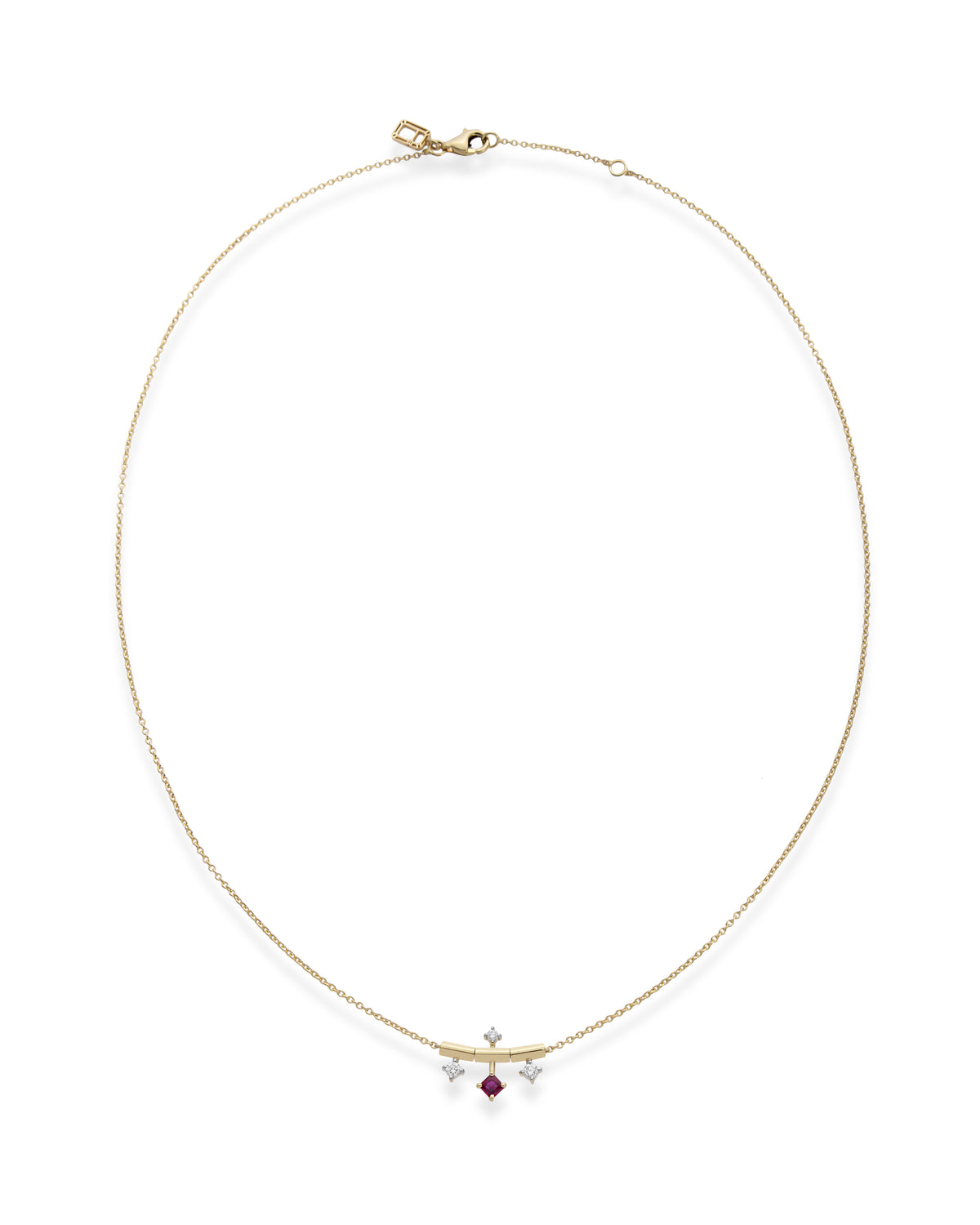 Libra Gem Tria Necklace