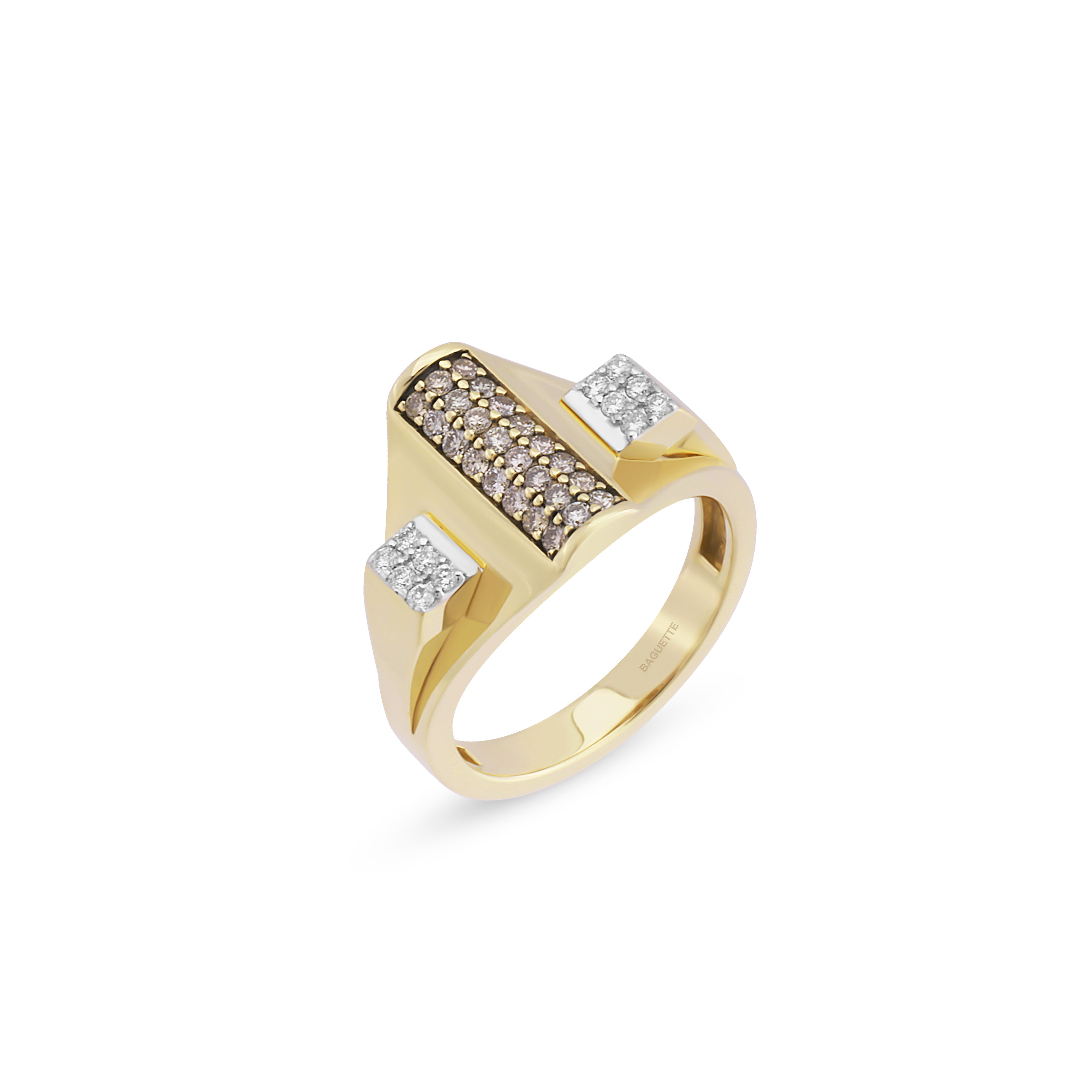 Raquel Cognac Pinky Ring
