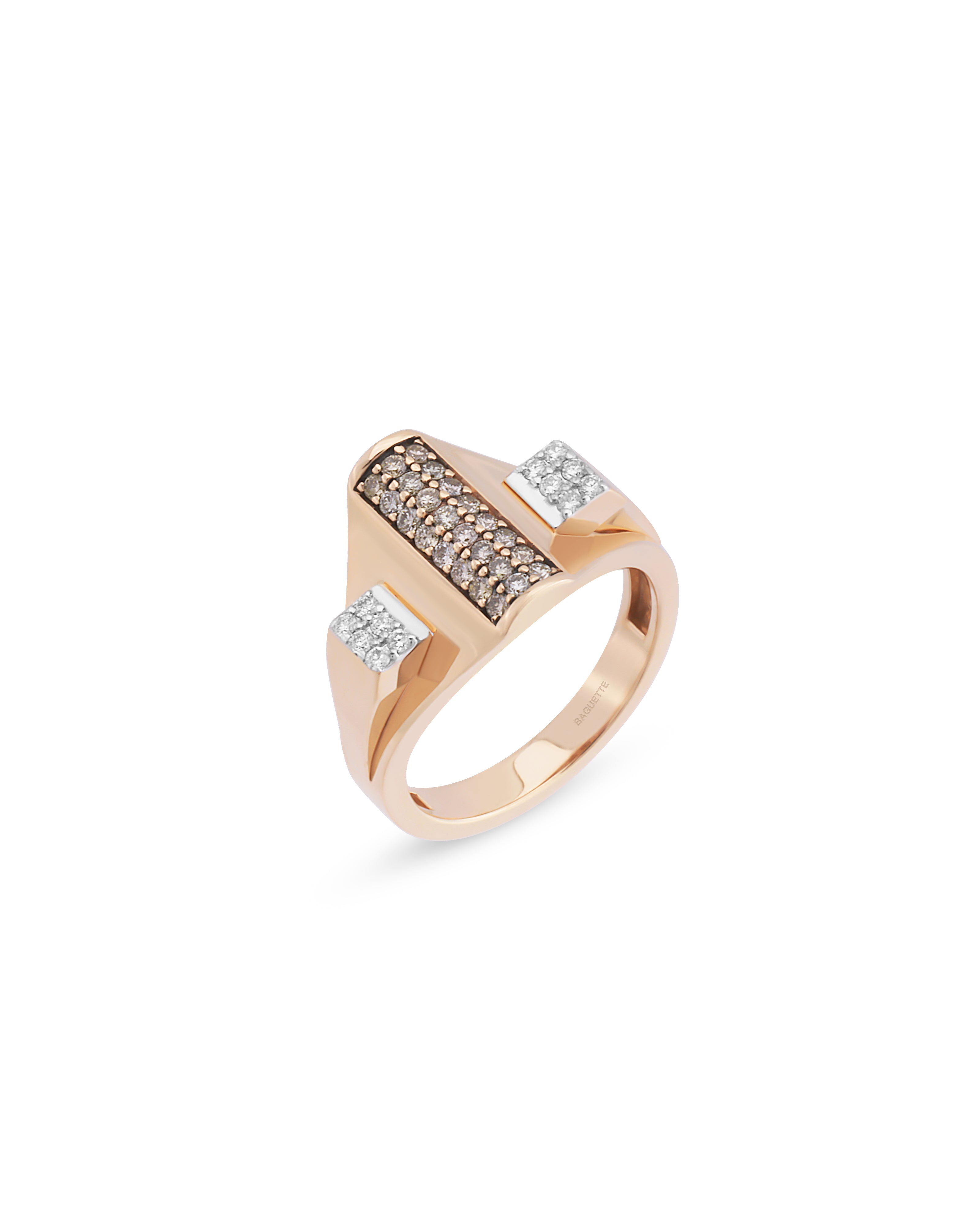 Raquel Cognac Pinky Ring