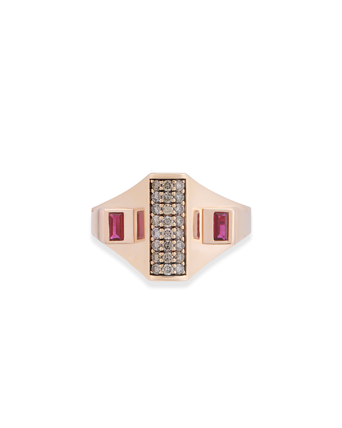 Raquel Cognac Gem Pinky Ring