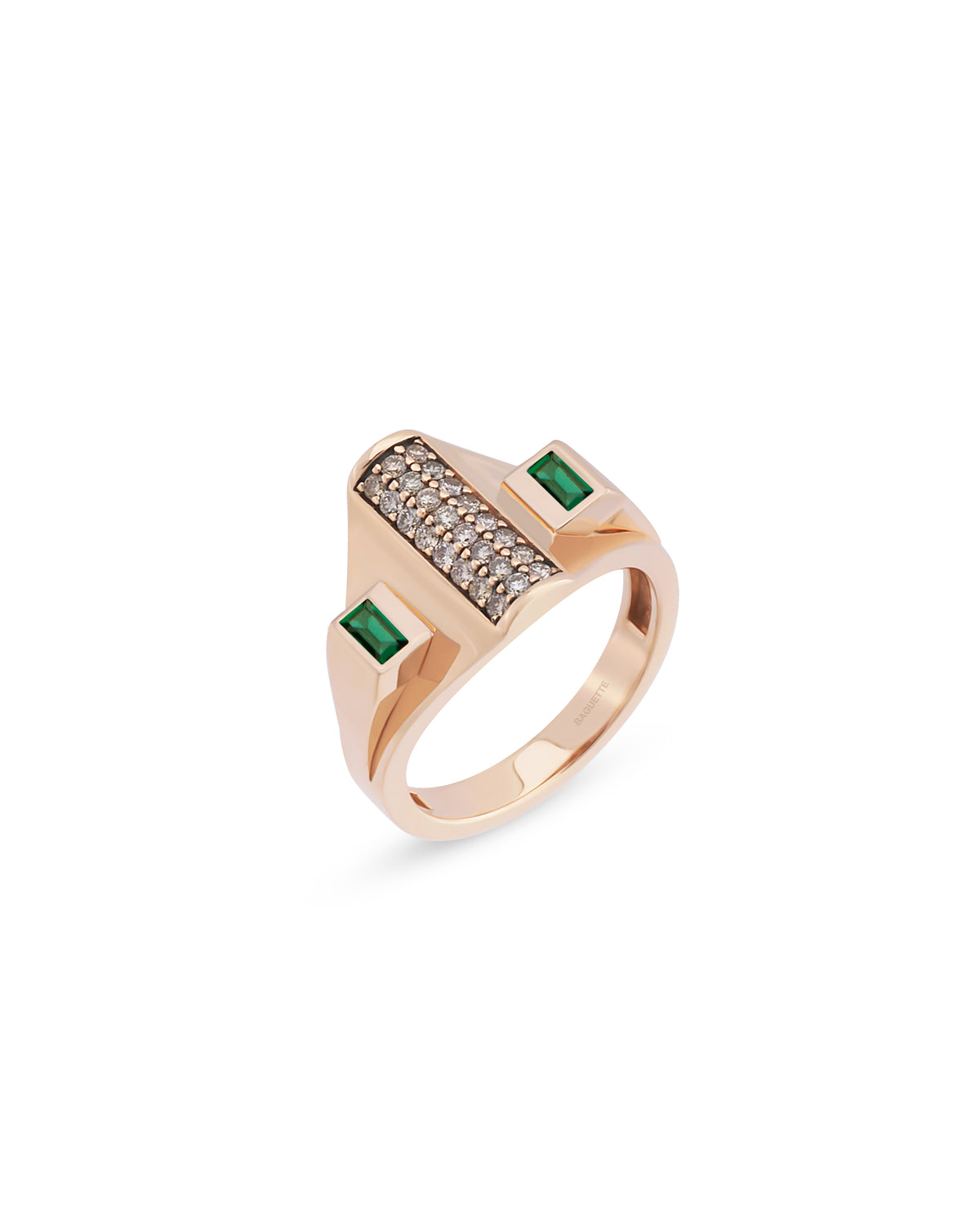 Raquel Cognac Gem Pinky Ring
