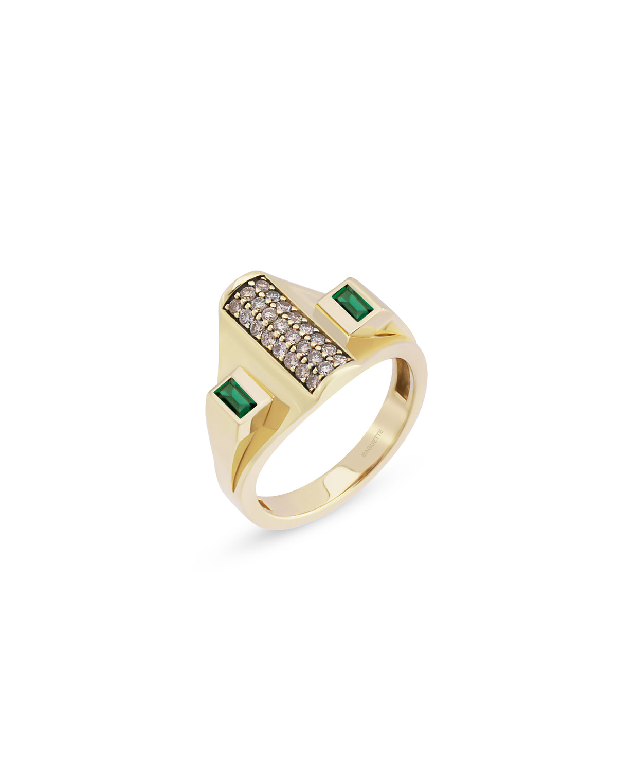 Raquel Cognac Gem Pinky Ring
