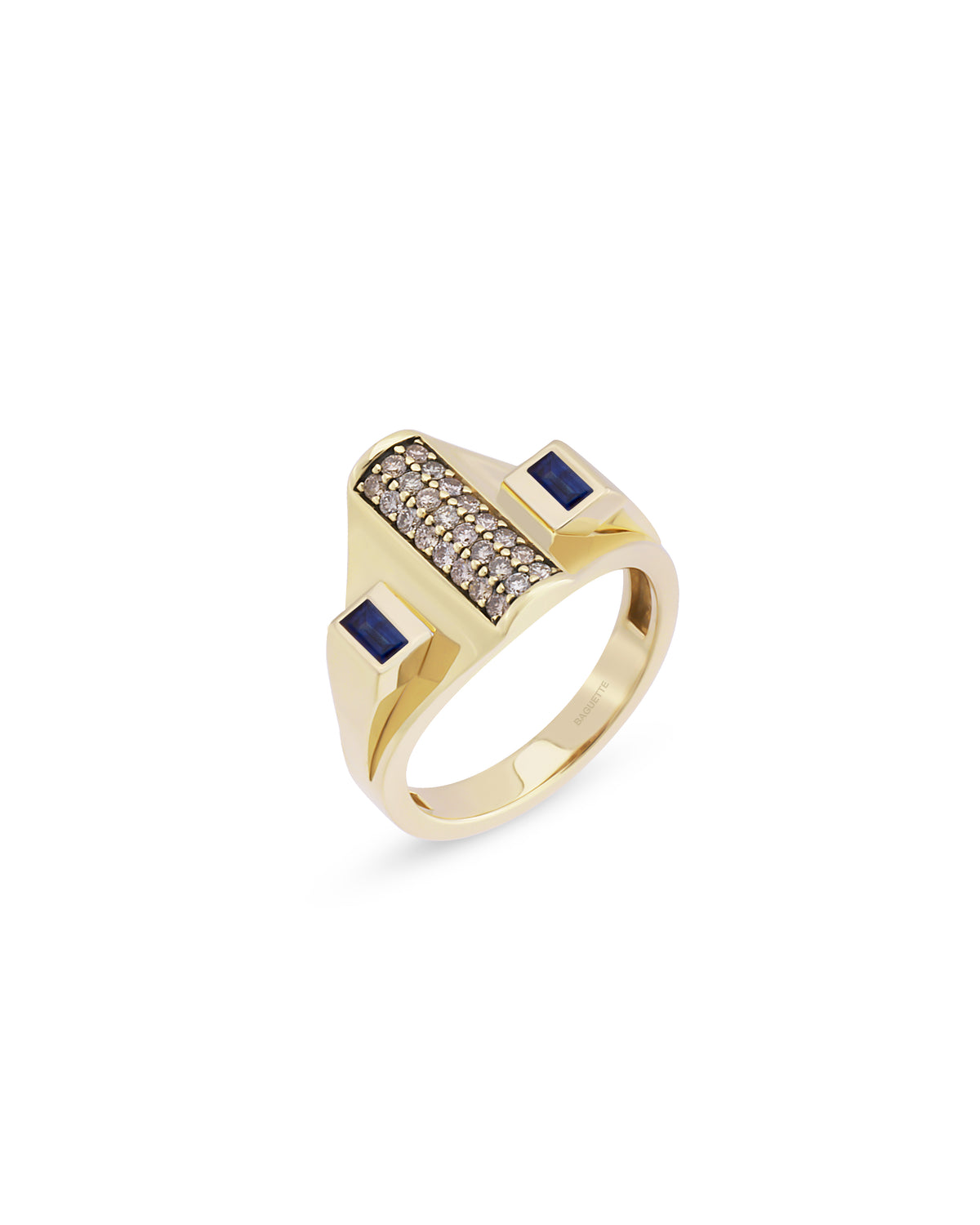 Raquel Cognac Gem Pinky Ring