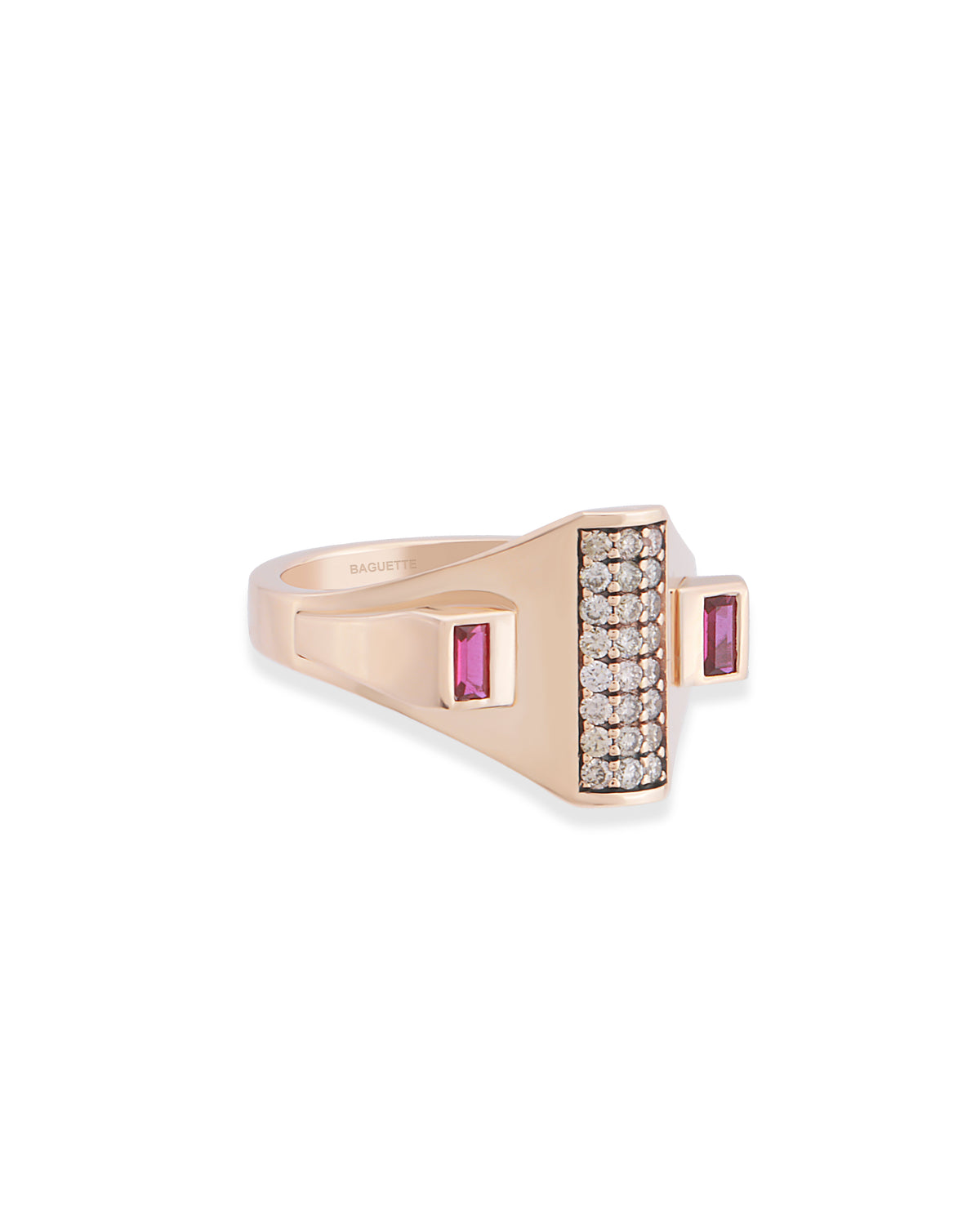 Raquel Cognac Gem Pinky Ring