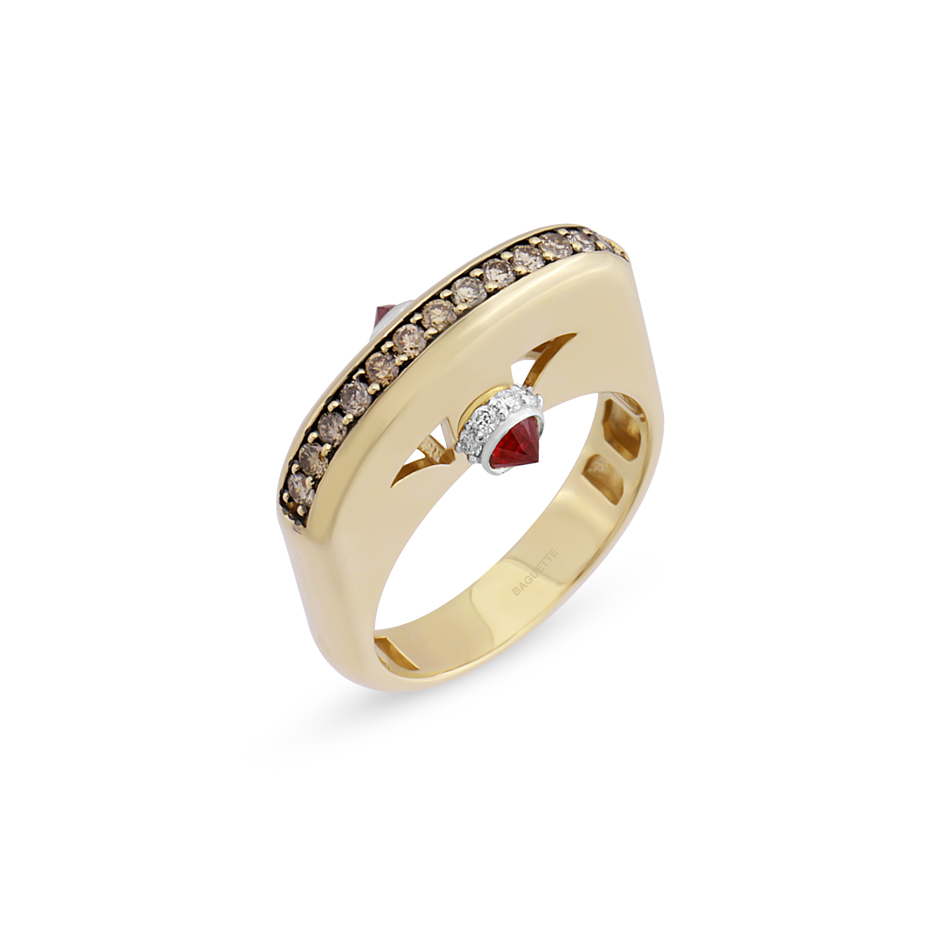 Era Minion Cognac Pinky Ring