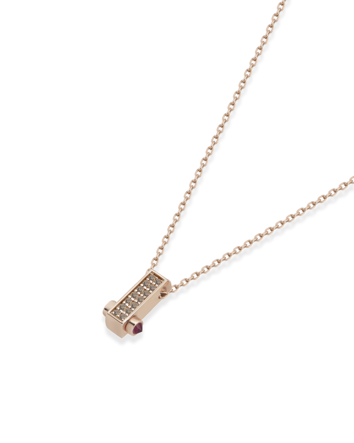 Bar Minion Cognac Necklace