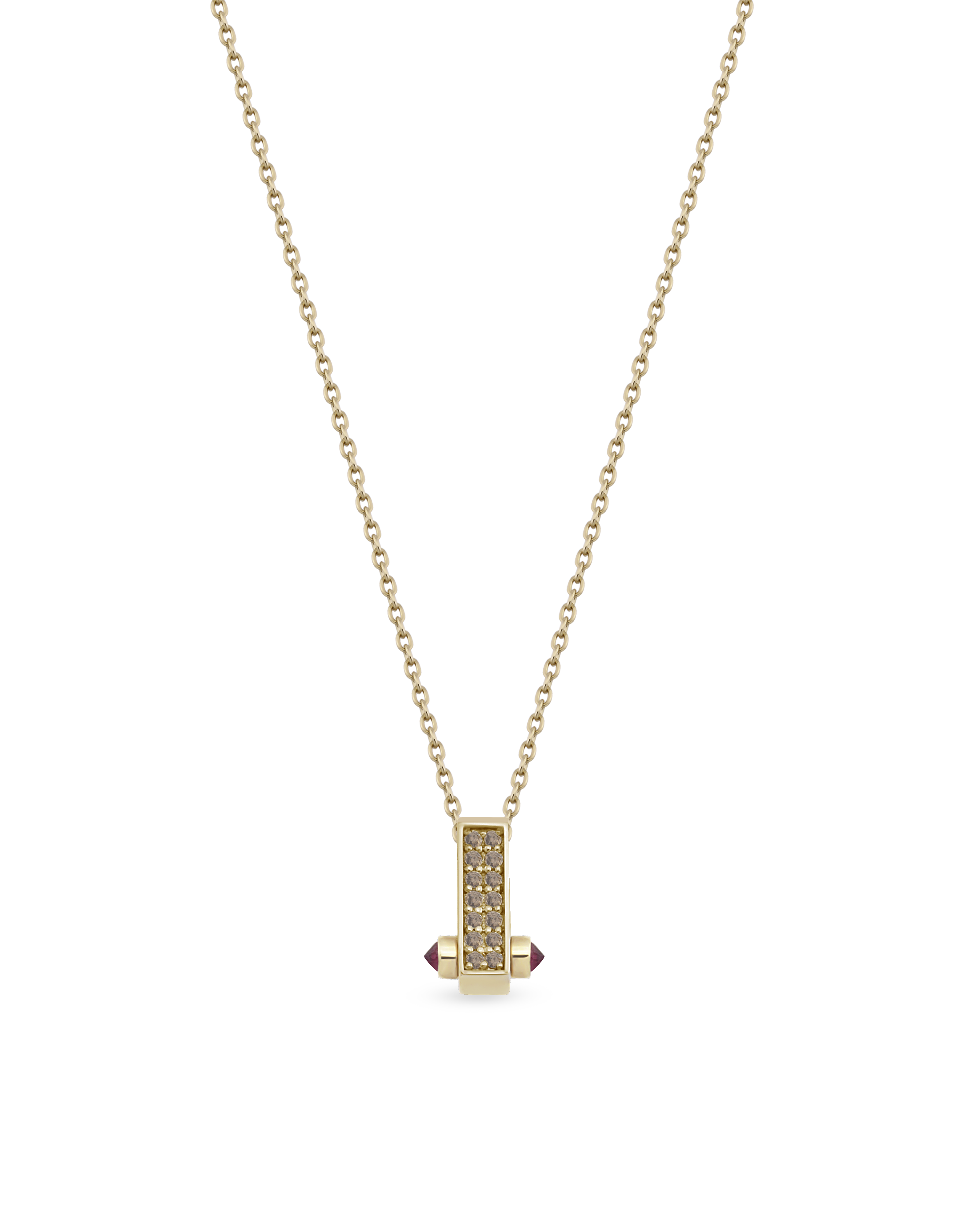 Bar Minion Cognac Necklace