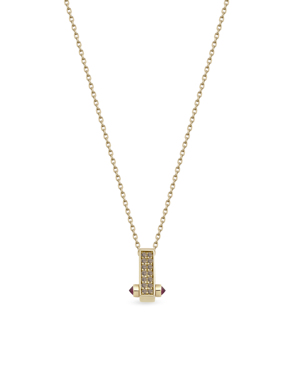 Bar Minion Cognac Necklace