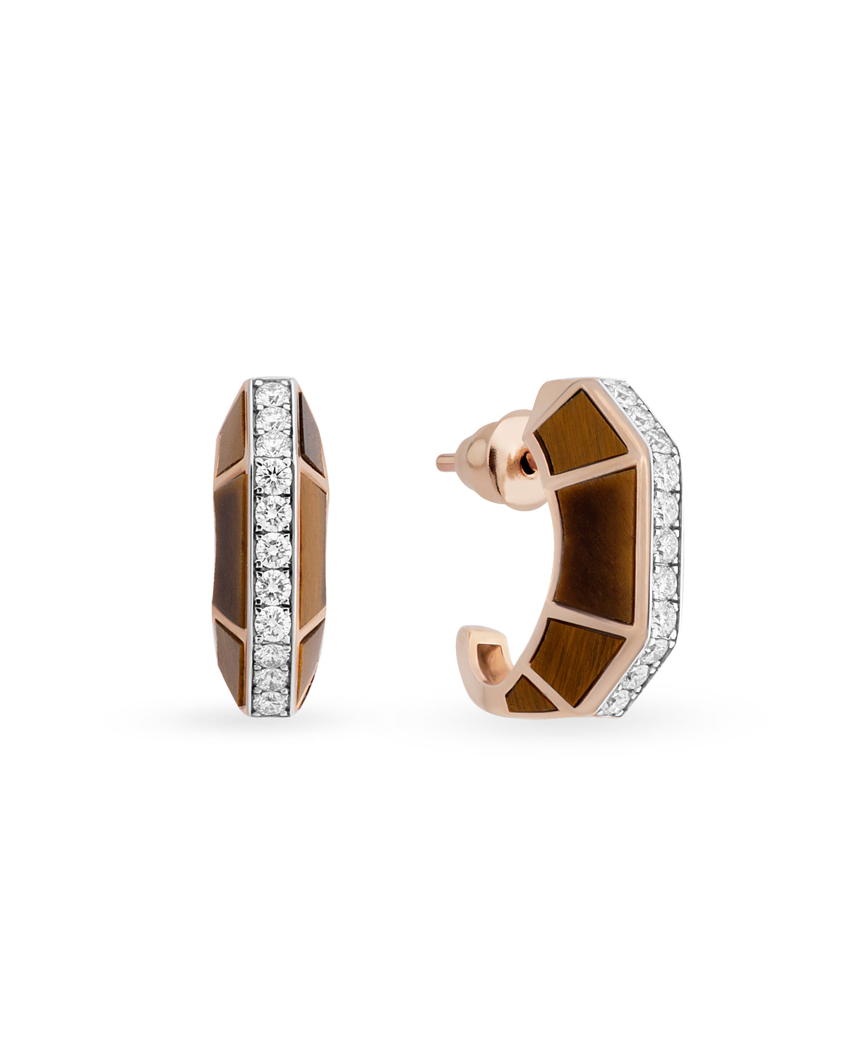 Jolin Tiger Eye Earrings