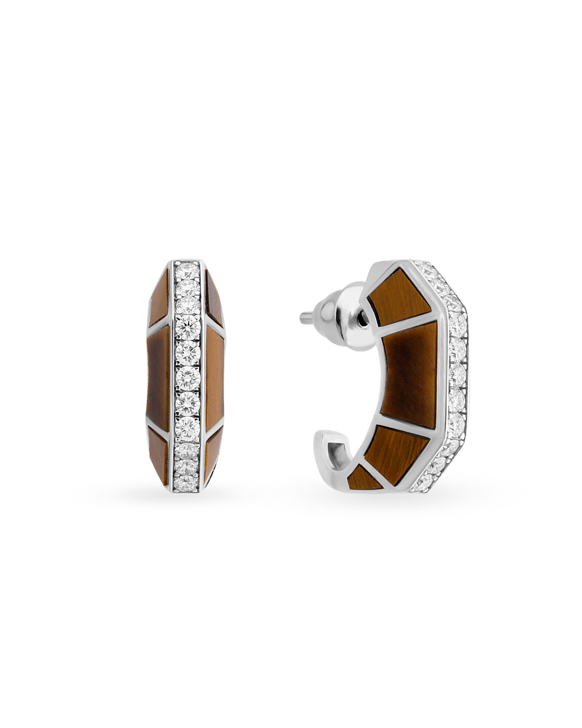 Jolin Tiger Eye Earrings