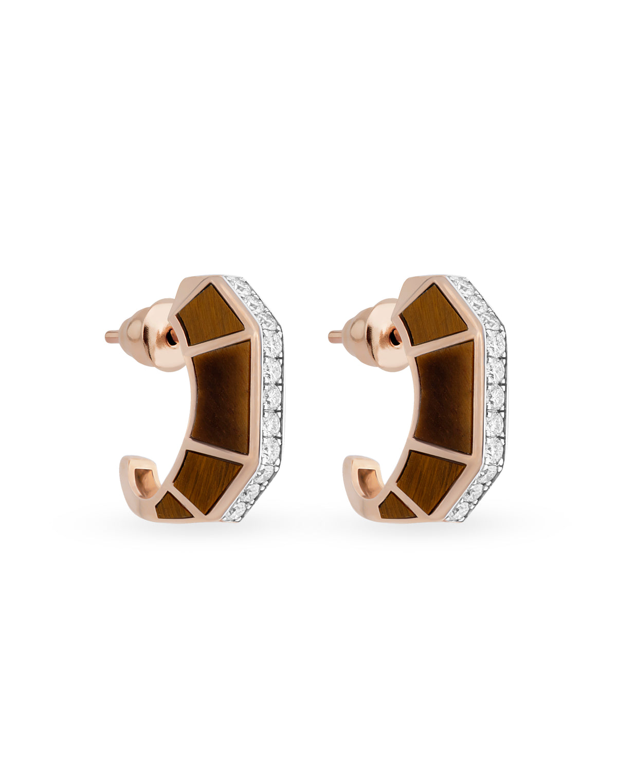 Jolin Tiger Eye Earrings