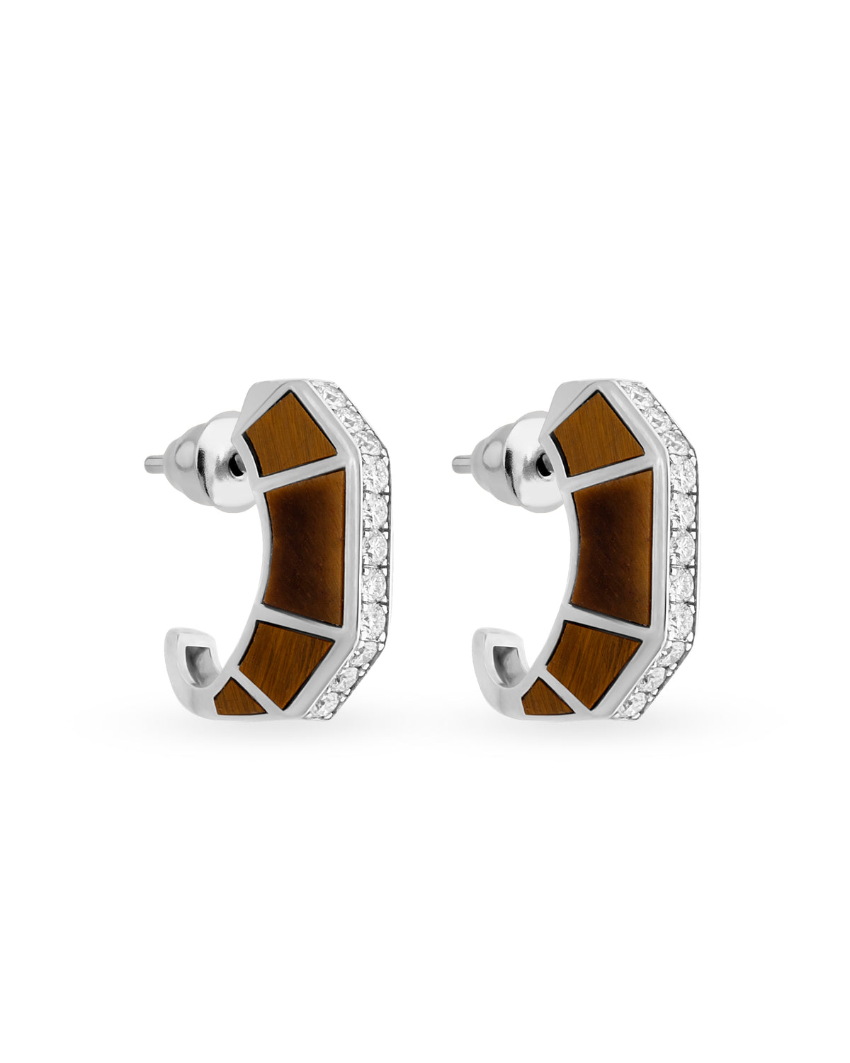 Jolin Tiger Eye Earrings