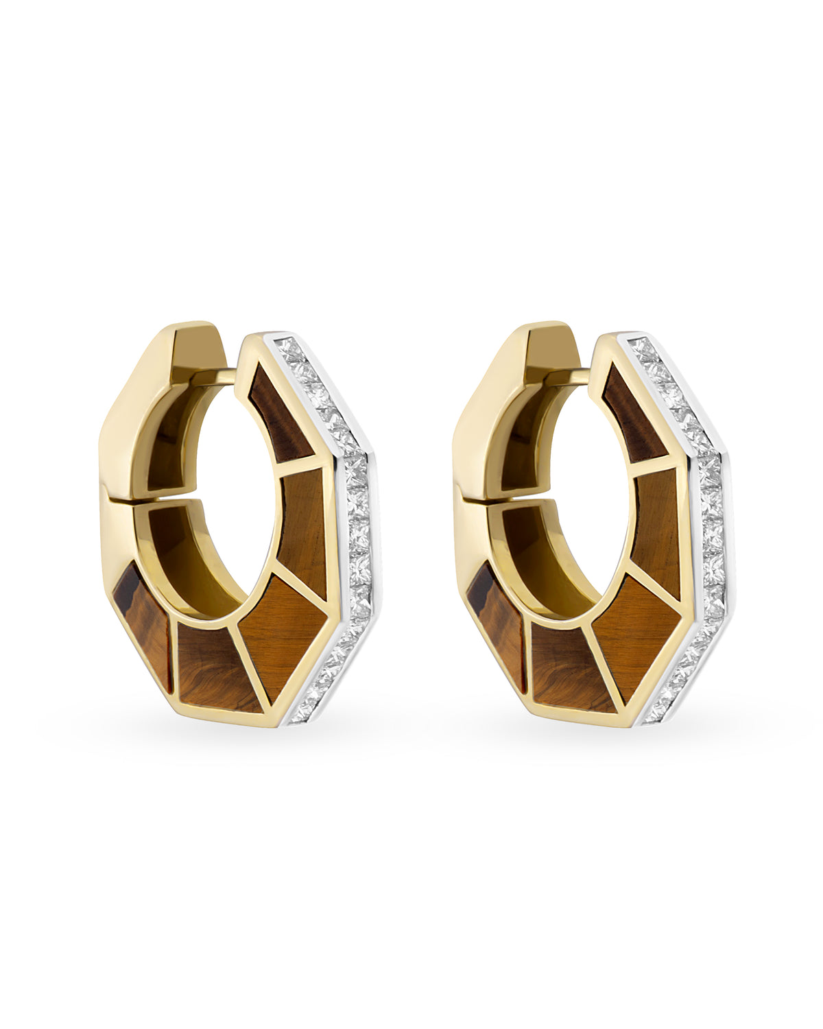Jolin Tiger Eye Grande Earrings