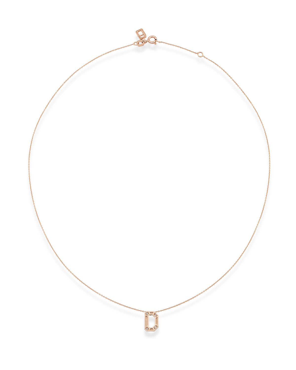 Alphabet Monogram Necklace