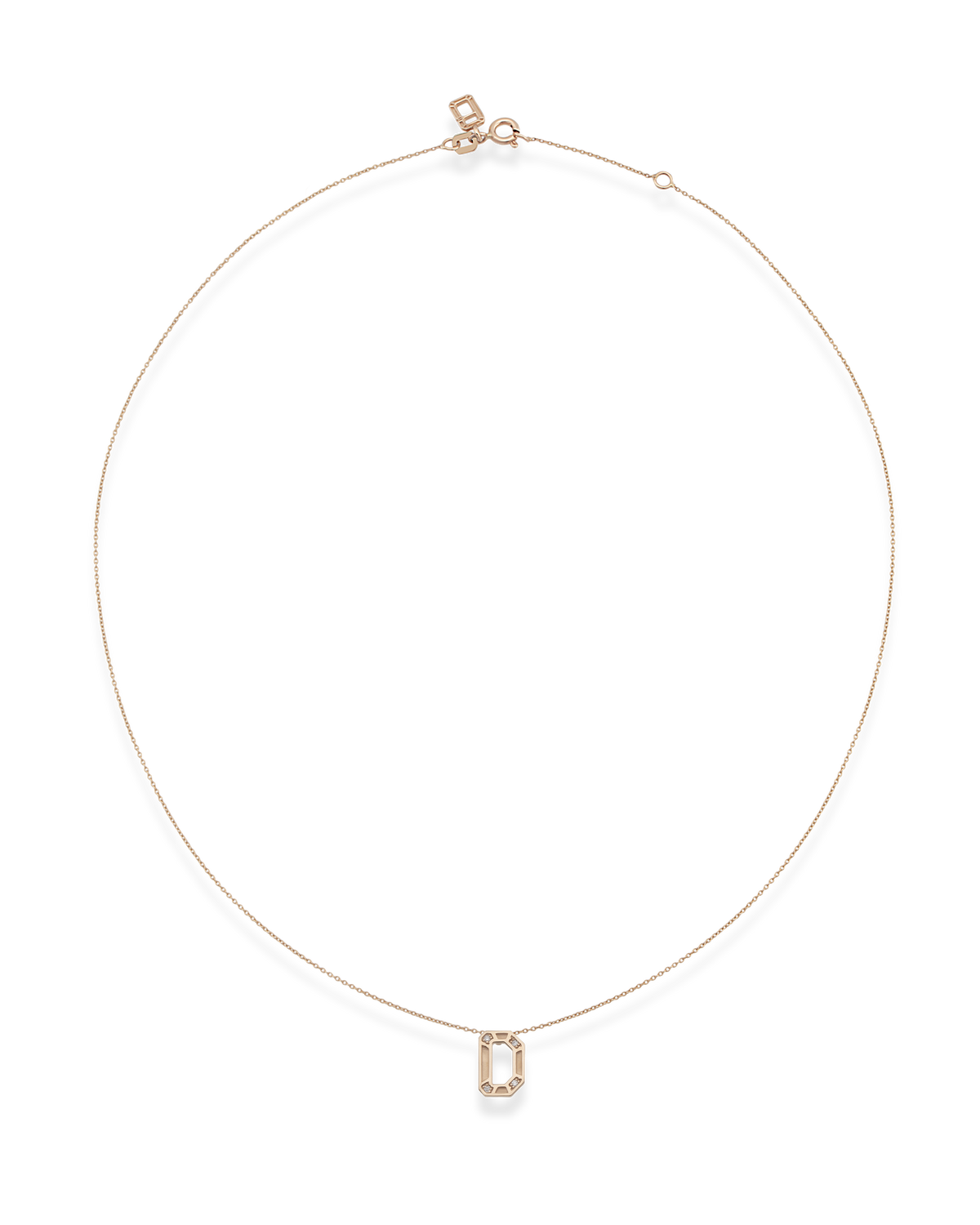 Alphabet Monogram Necklace