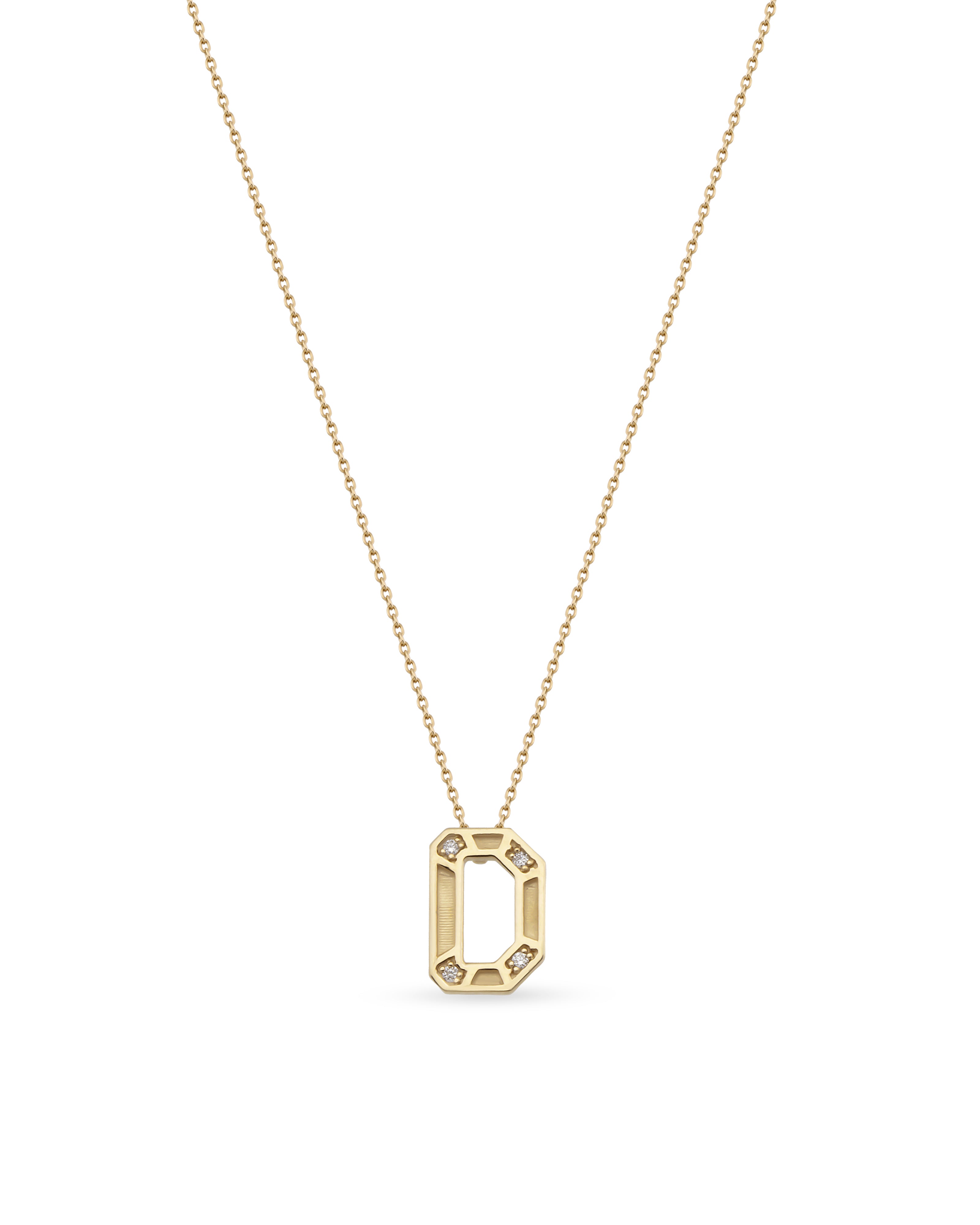 Alphabet Monogram Necklace