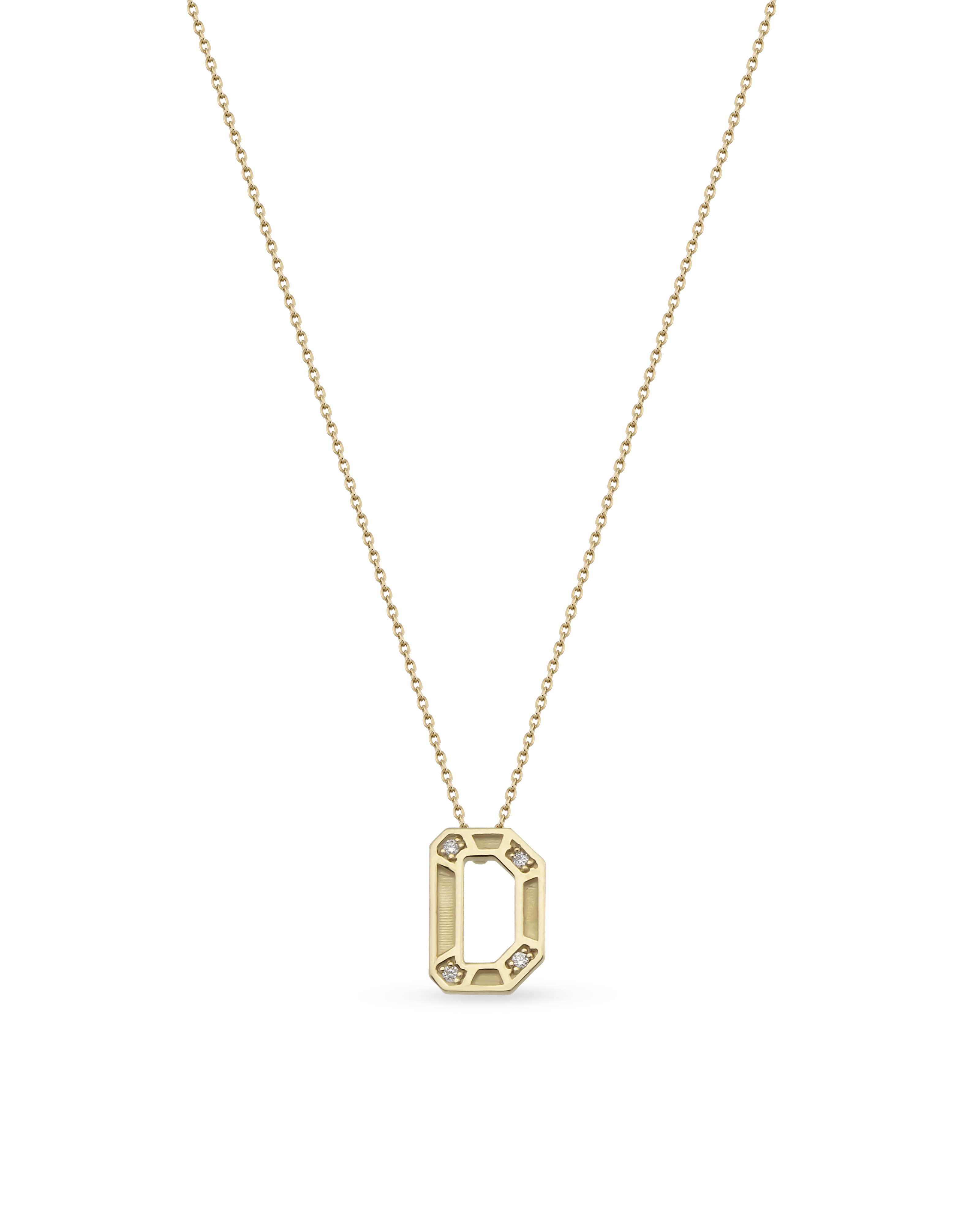 Alphabet Monogram Necklace