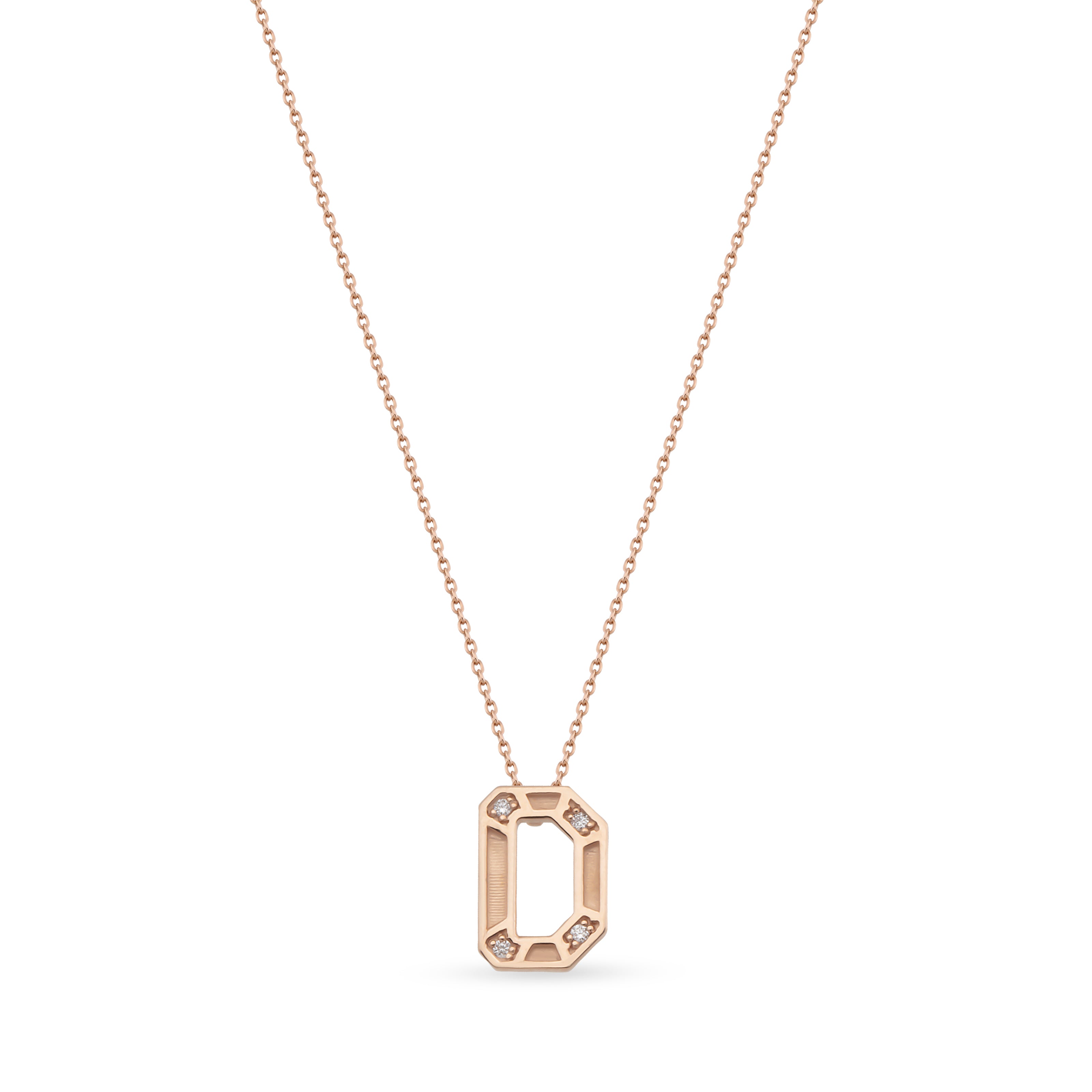 Alphabet Monogram Necklace