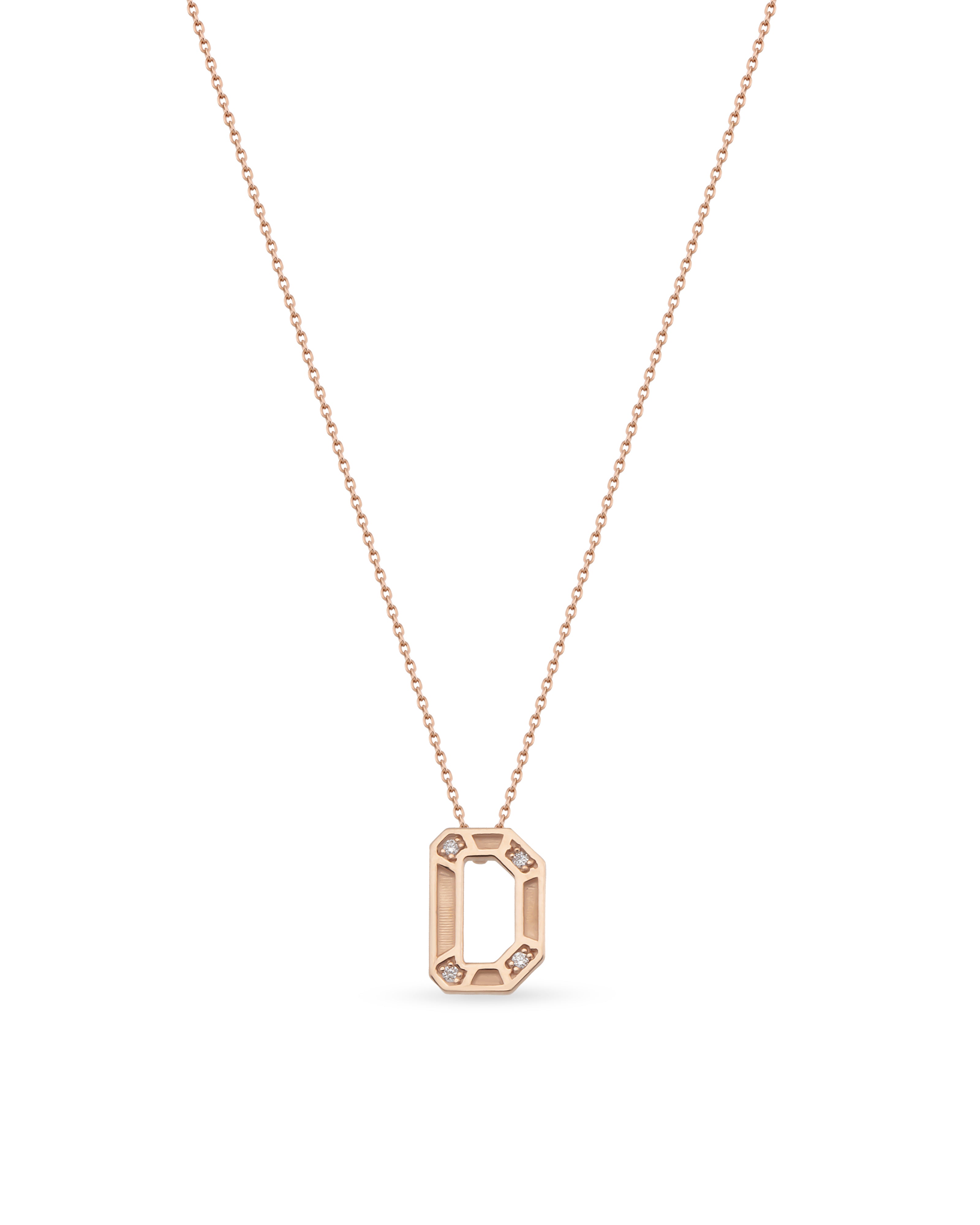Alphabet Monogram Necklace