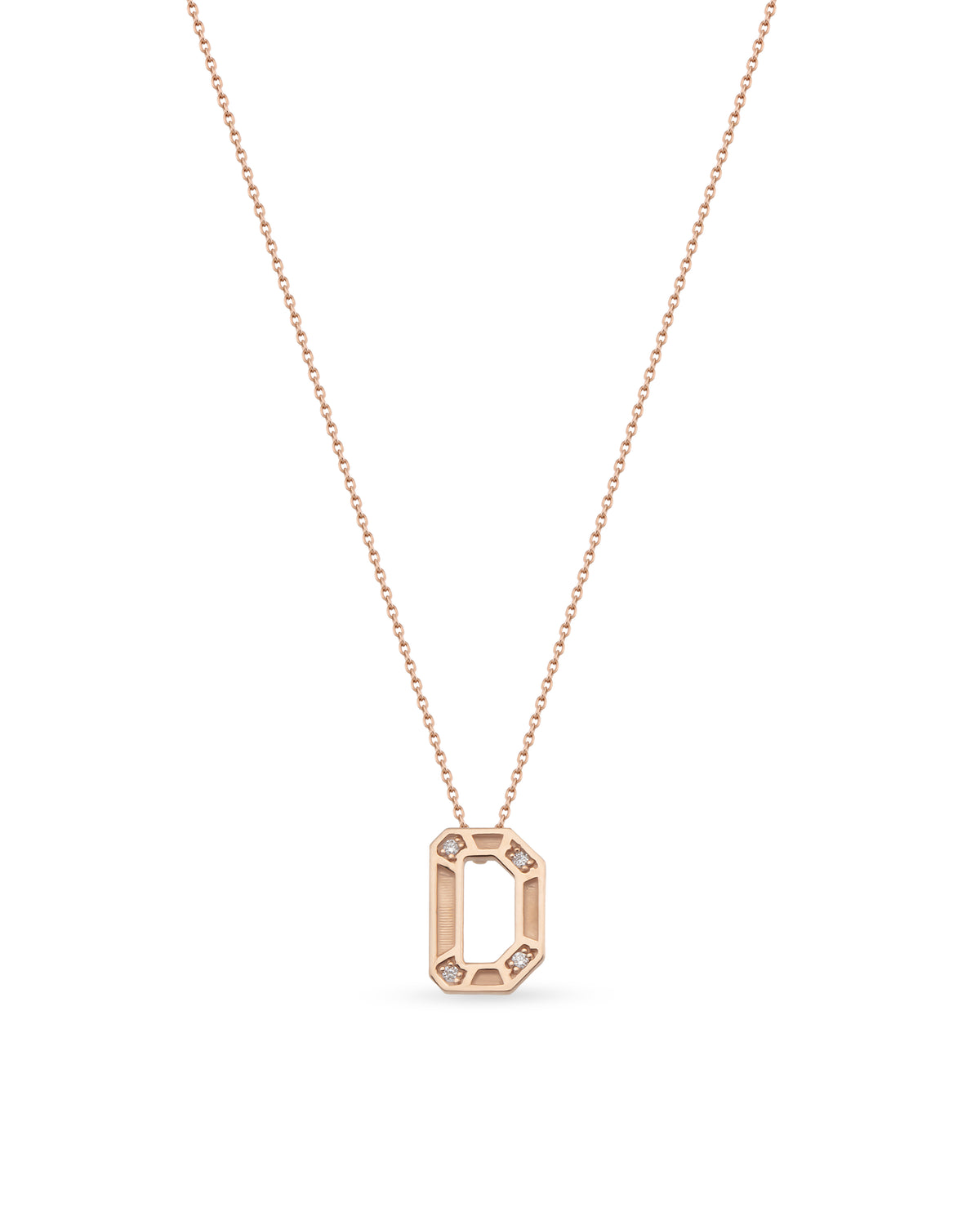 Alphabet Monogram Necklace