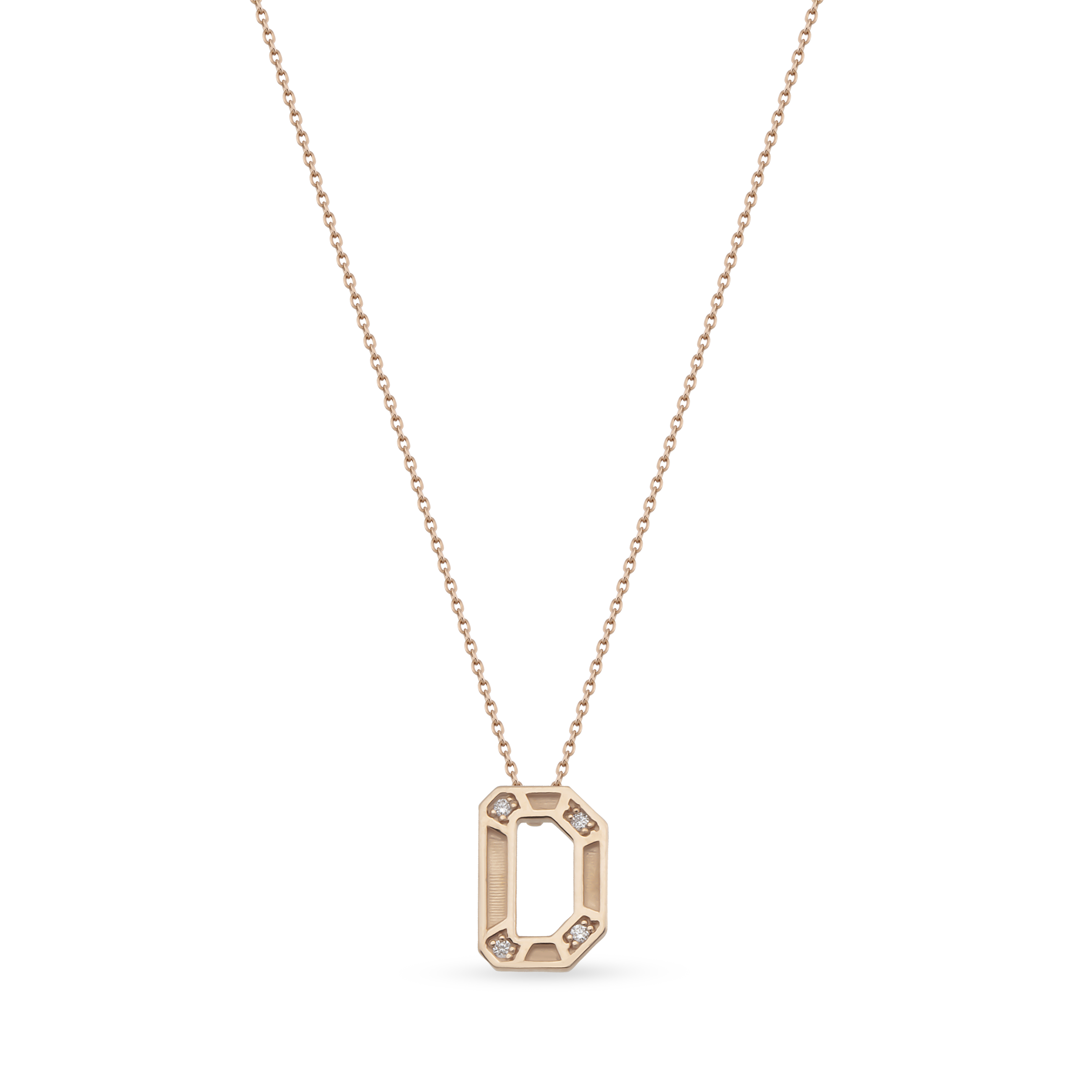 Alphabet Monogram Necklace