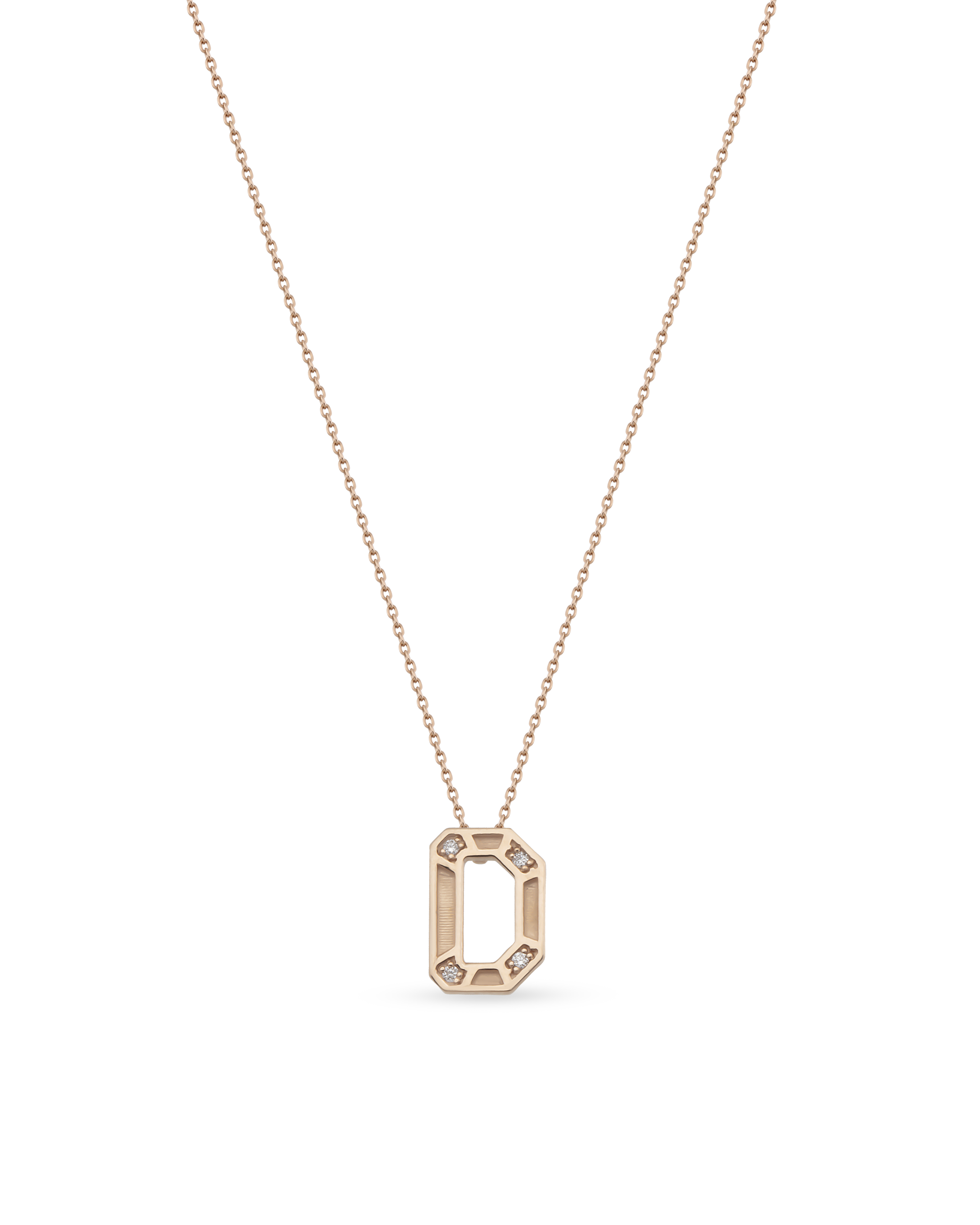 Alphabet Monogram Necklace