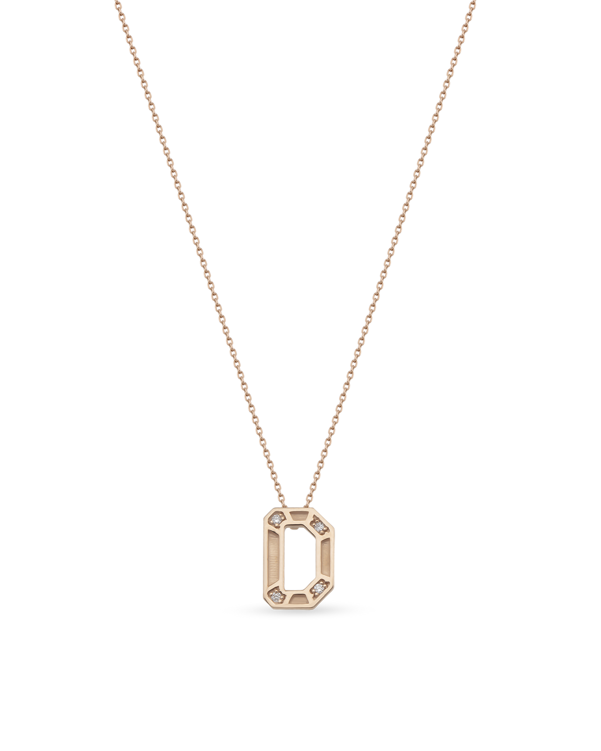 Alphabet Monogram Necklace