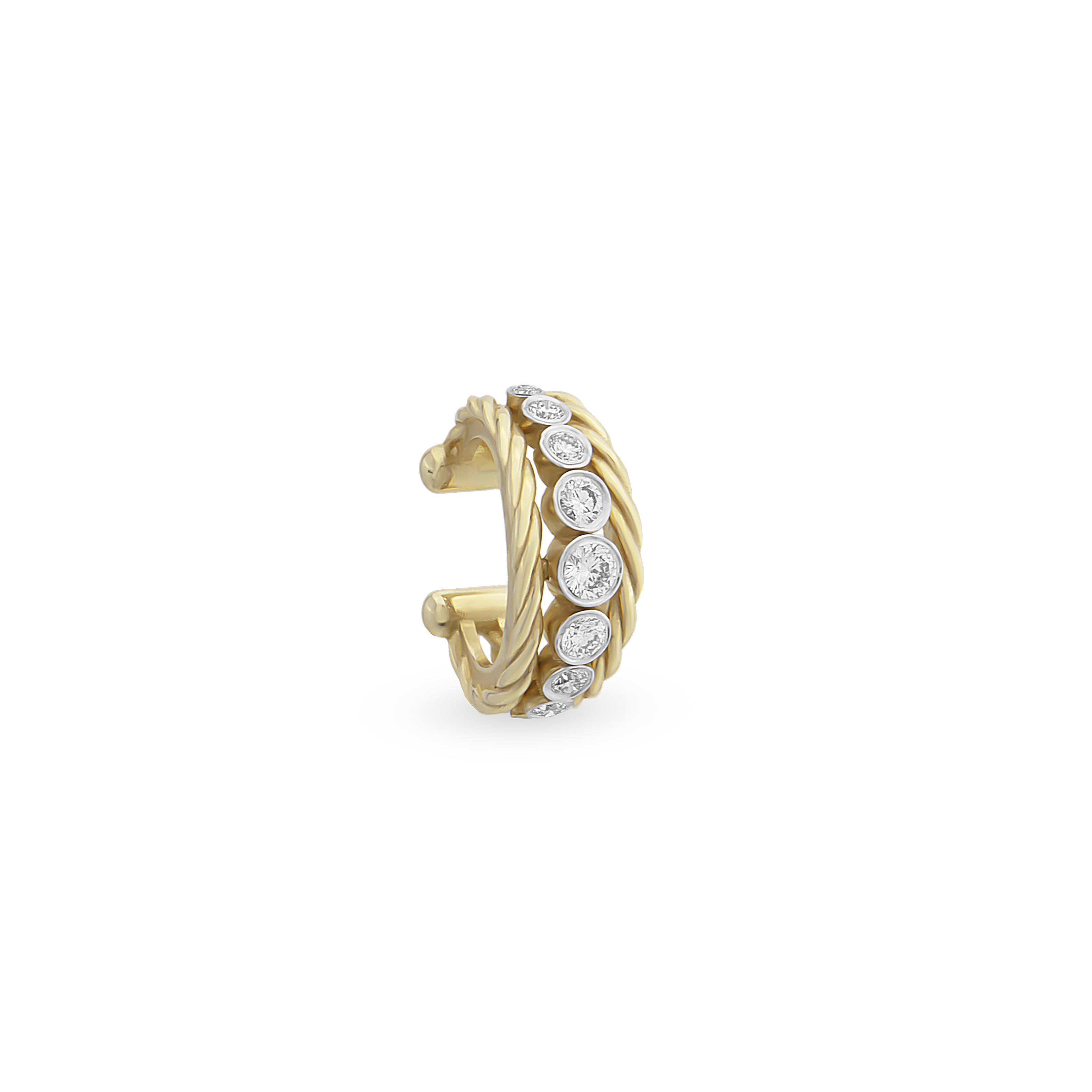 Diamond Twist Ear Cuff