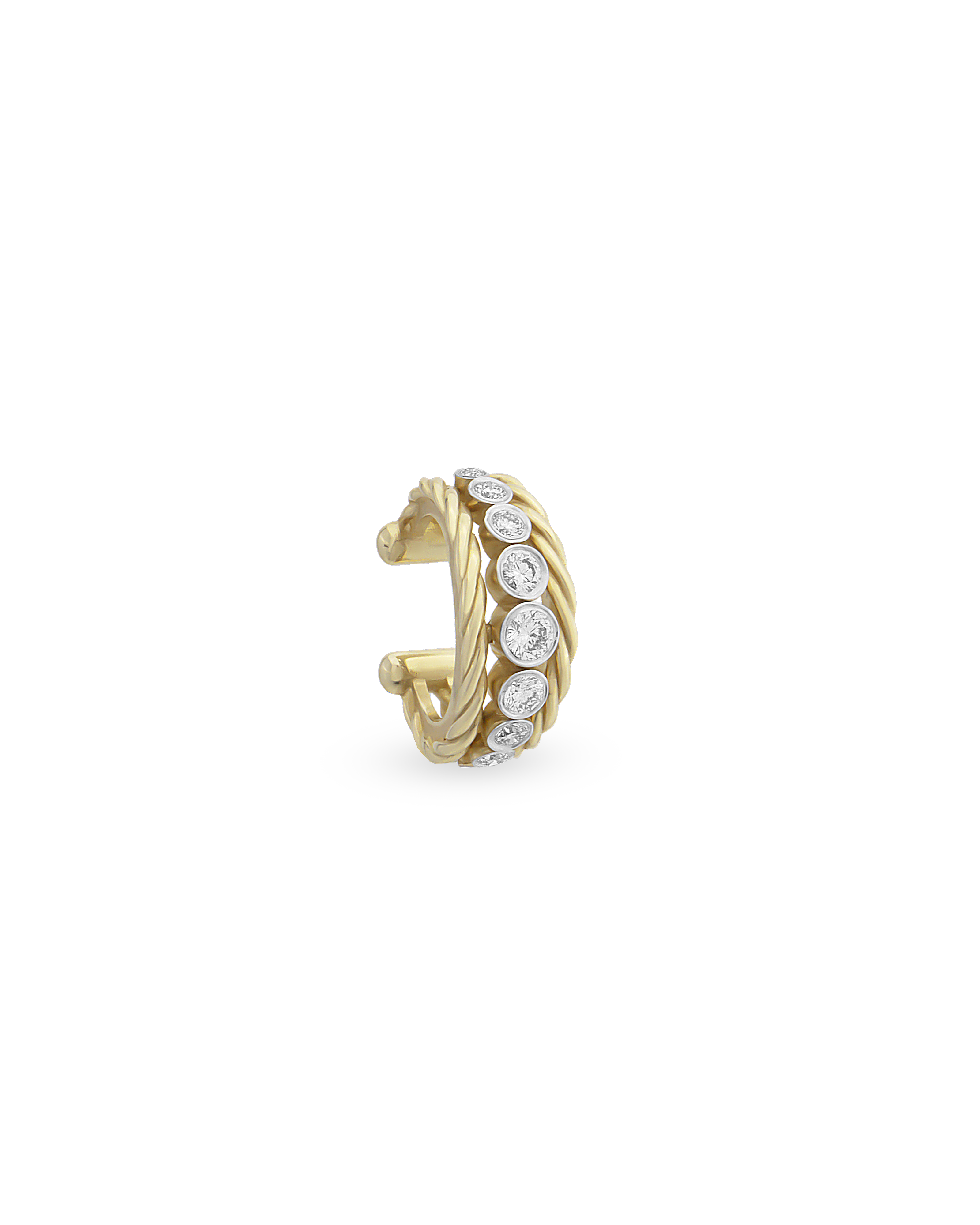 Diamond Twist Ear Cuff