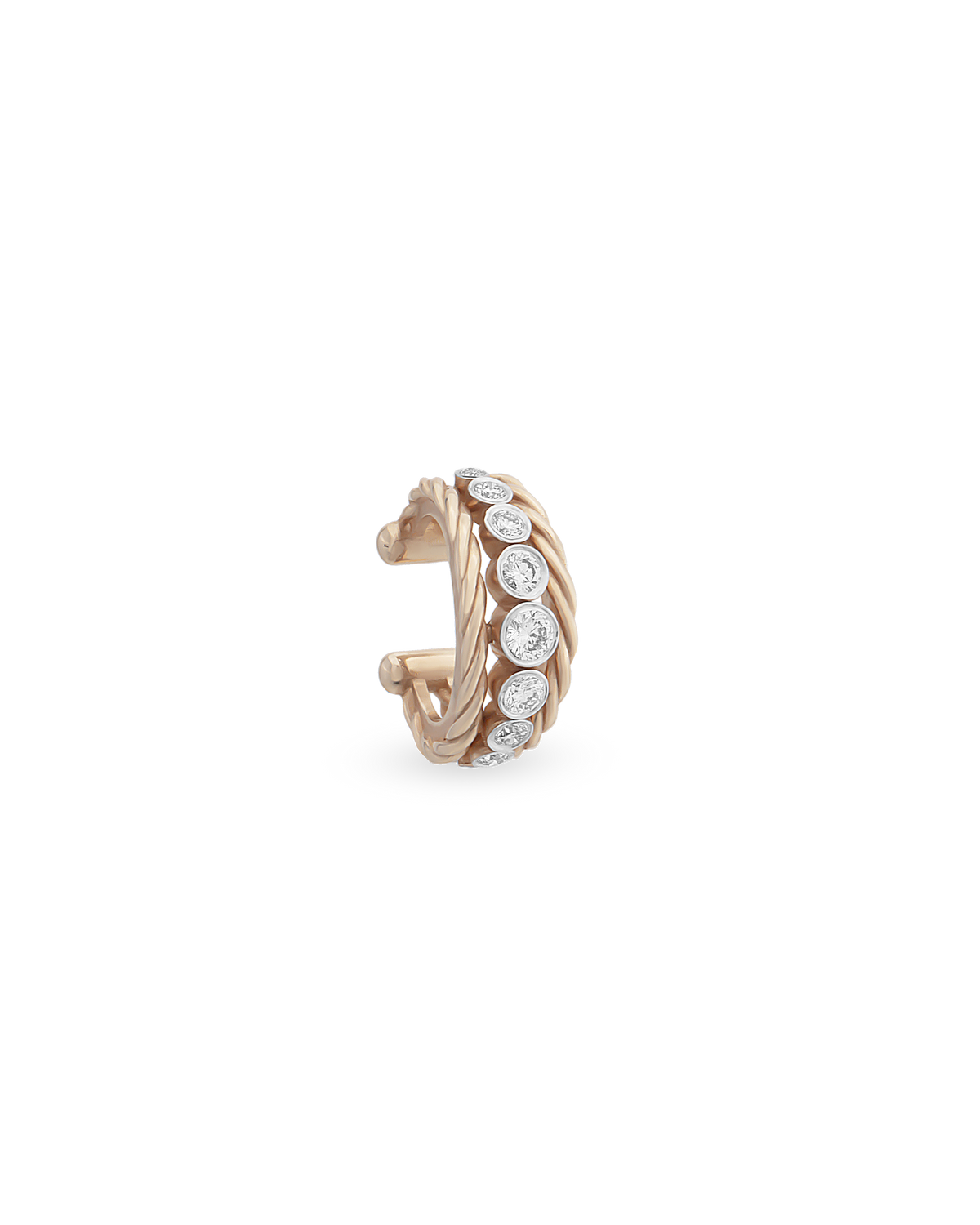 Diamond Twist Ear Cuff