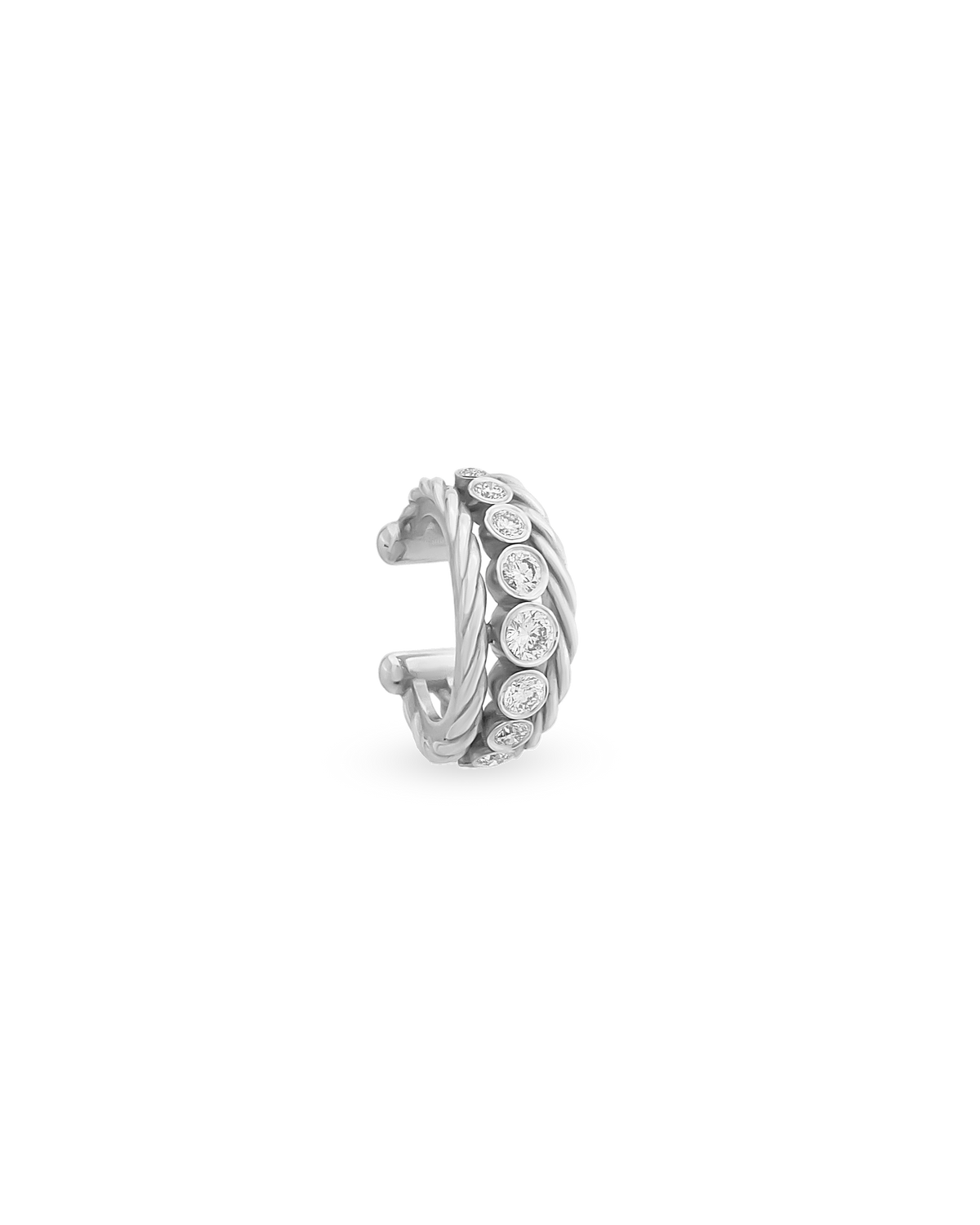 Diamond Twist Ear Cuff