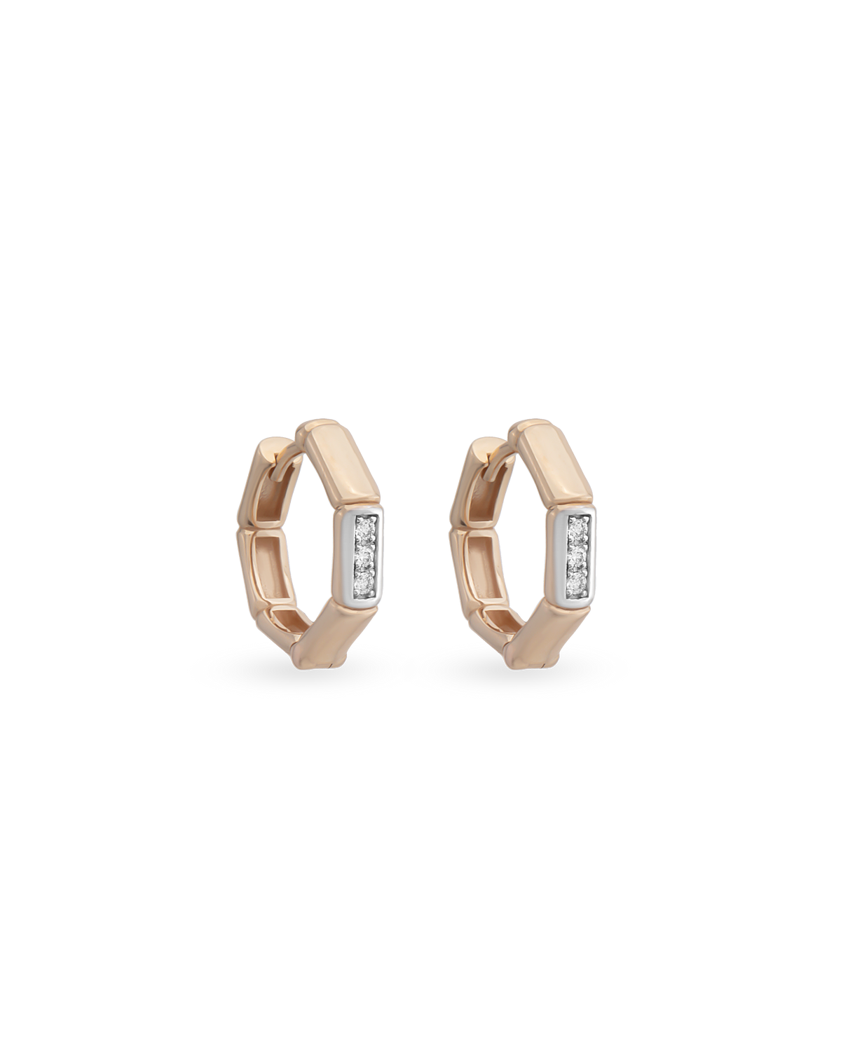 Bamboo Petit Accent Earrings