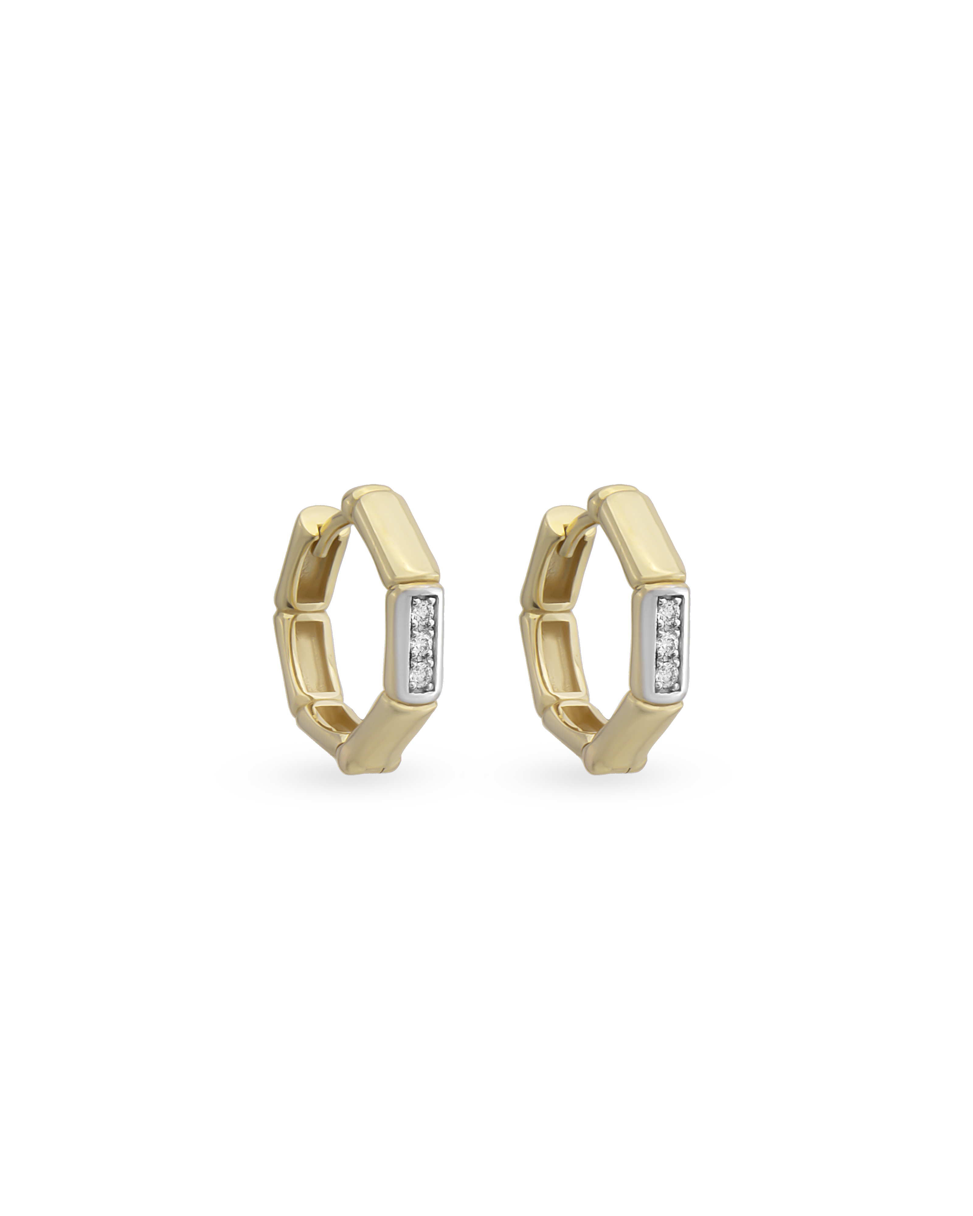 Bamboo Petit Accent Earrings