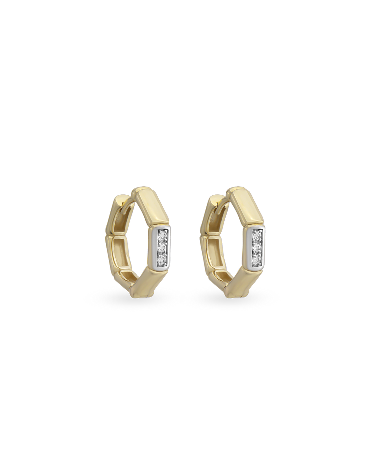 Bamboo Petit Accent Earrings